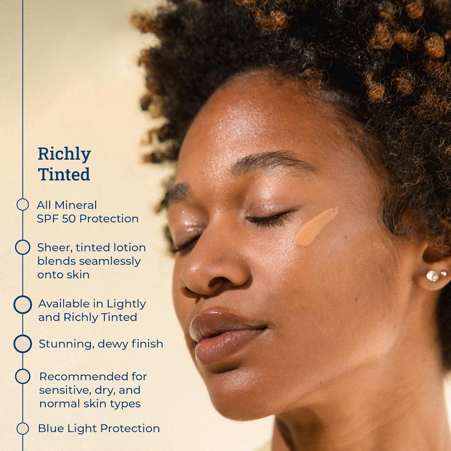 Protector Solar Mineral CoTZ SPF 50 Tinteado 70 g Piel Media a Oscura