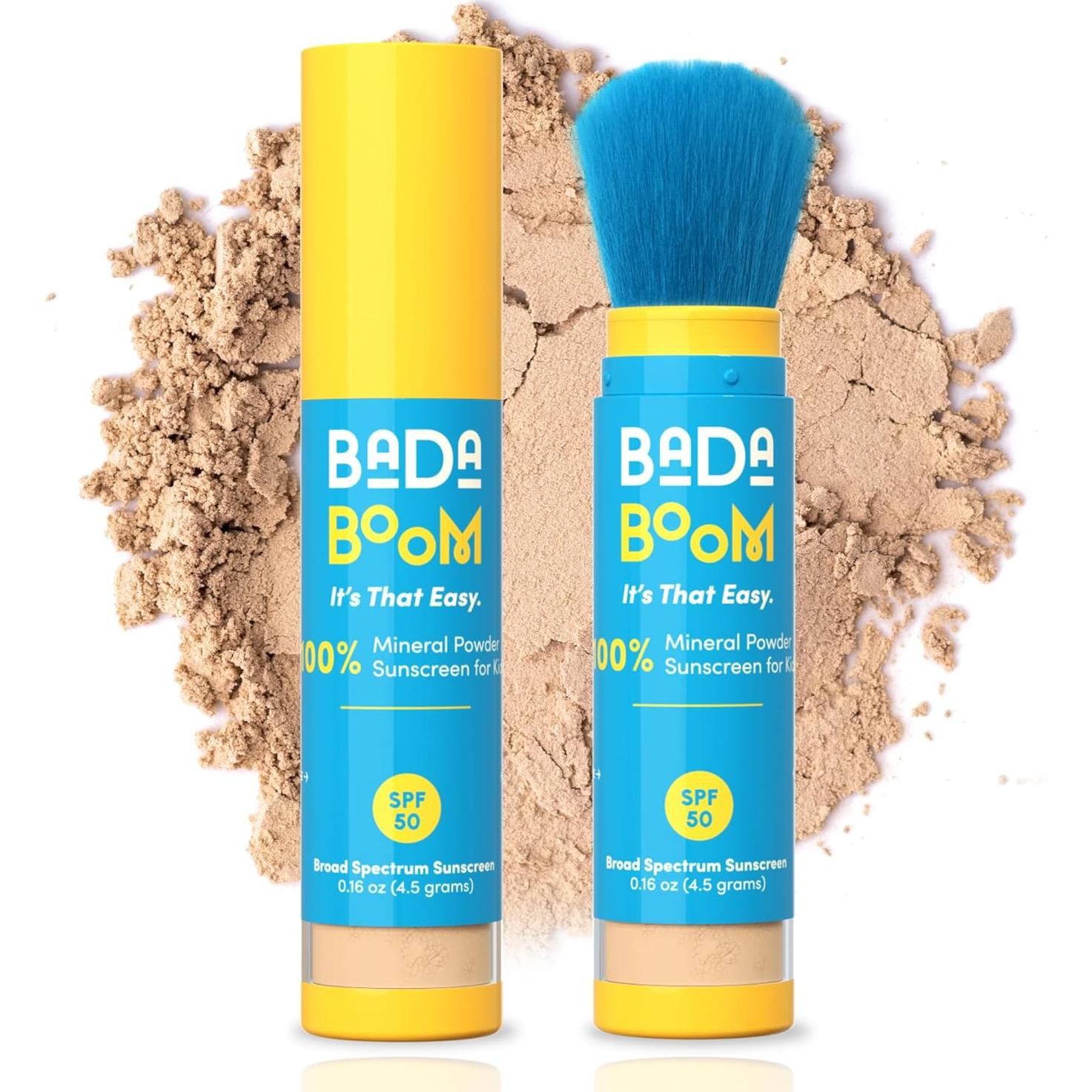 Protector Solar Mineral en Polvo Bada Boom SPF 50 para Niños
