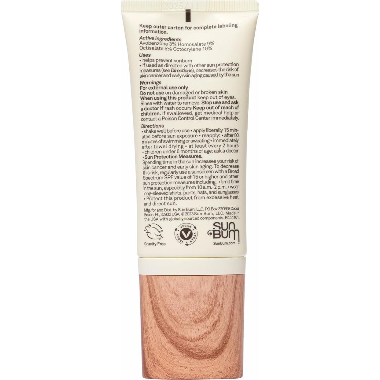 Loción Solar Facial Sun Bum Daily SPF 50 - 48.2 g