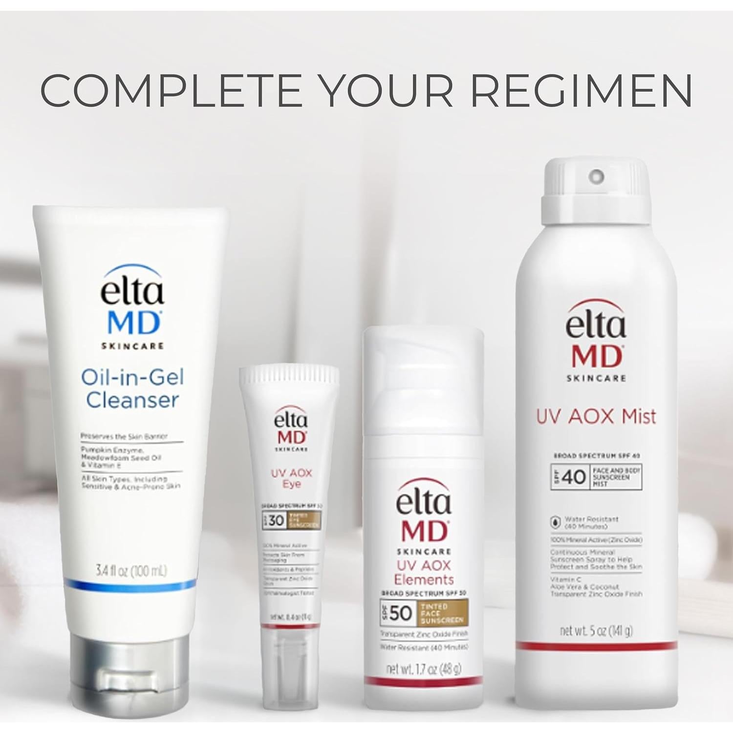 Protector Solar Mineral EltaMD UV AOX Mist SPF 40 - 142 g