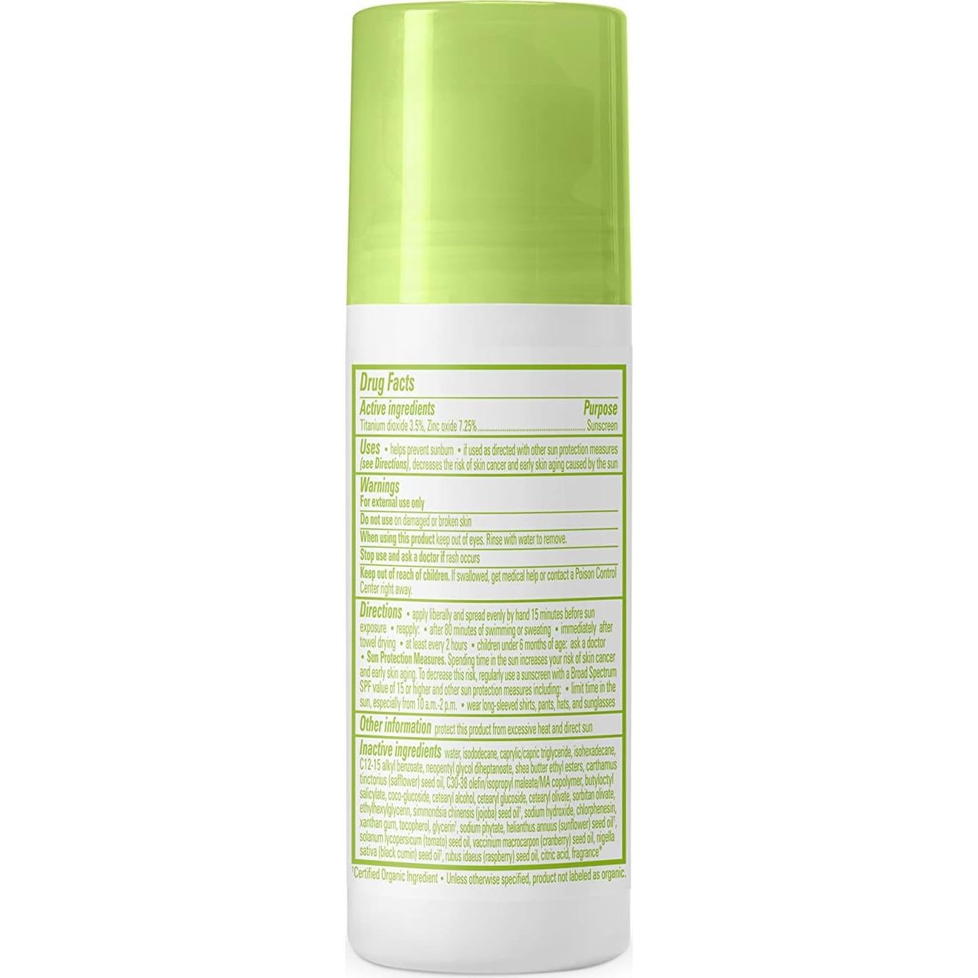 Protector Solar Mineral Babyganics SPF 50 para Niños 85g