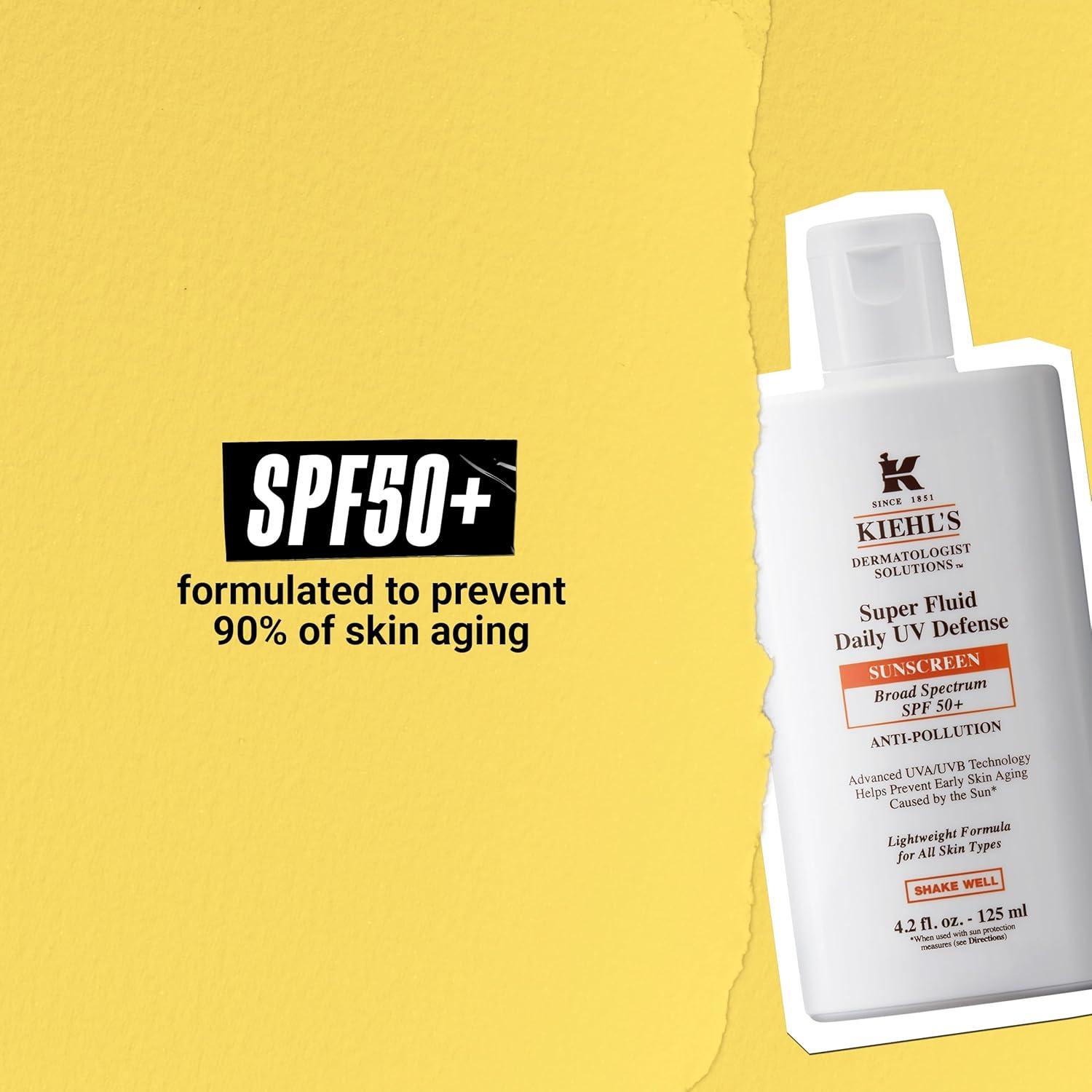 Protector Solar Facial Kiehl's UV Defense SPF 50+ 50 ml