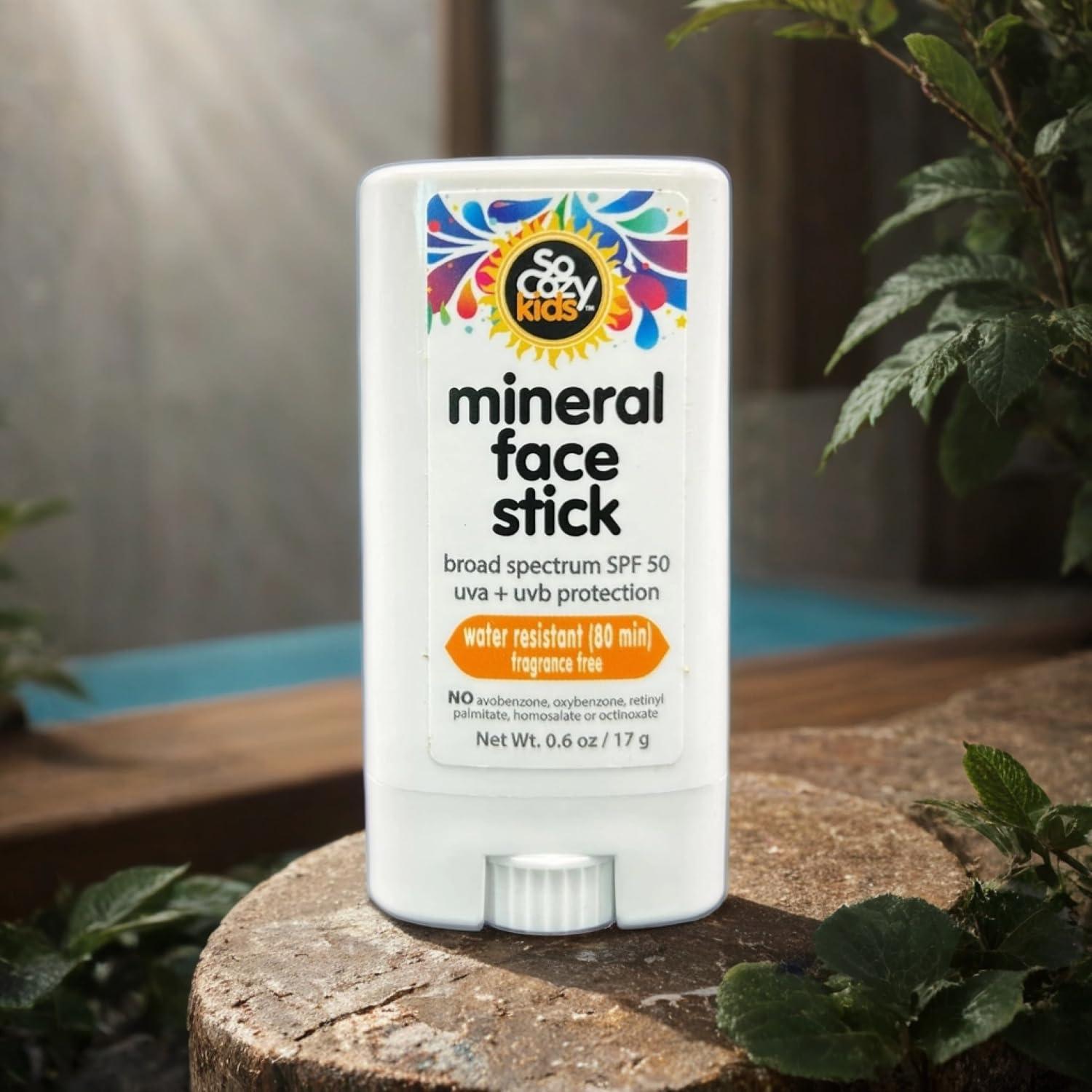 SoCozy Barra Protector Solar Niños SPF 50 17 g Resistente al Agua