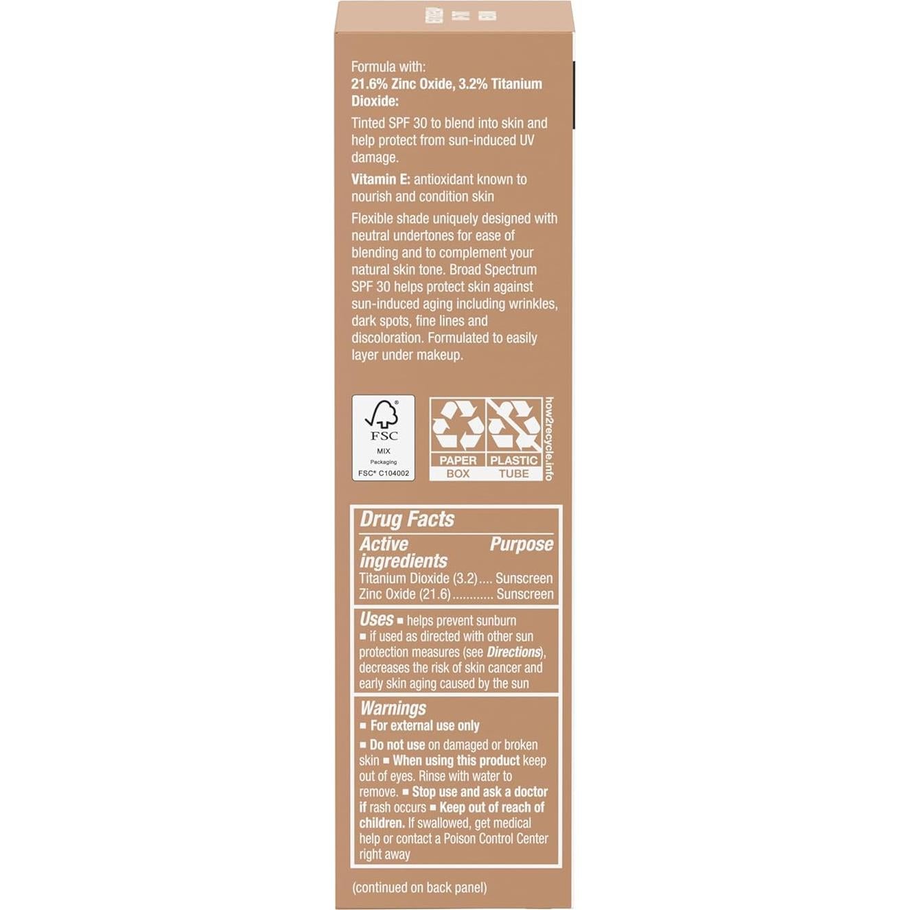 Neutrogena Purescreen+ Protector Solar Tinteado SPF 30 32.5 ml