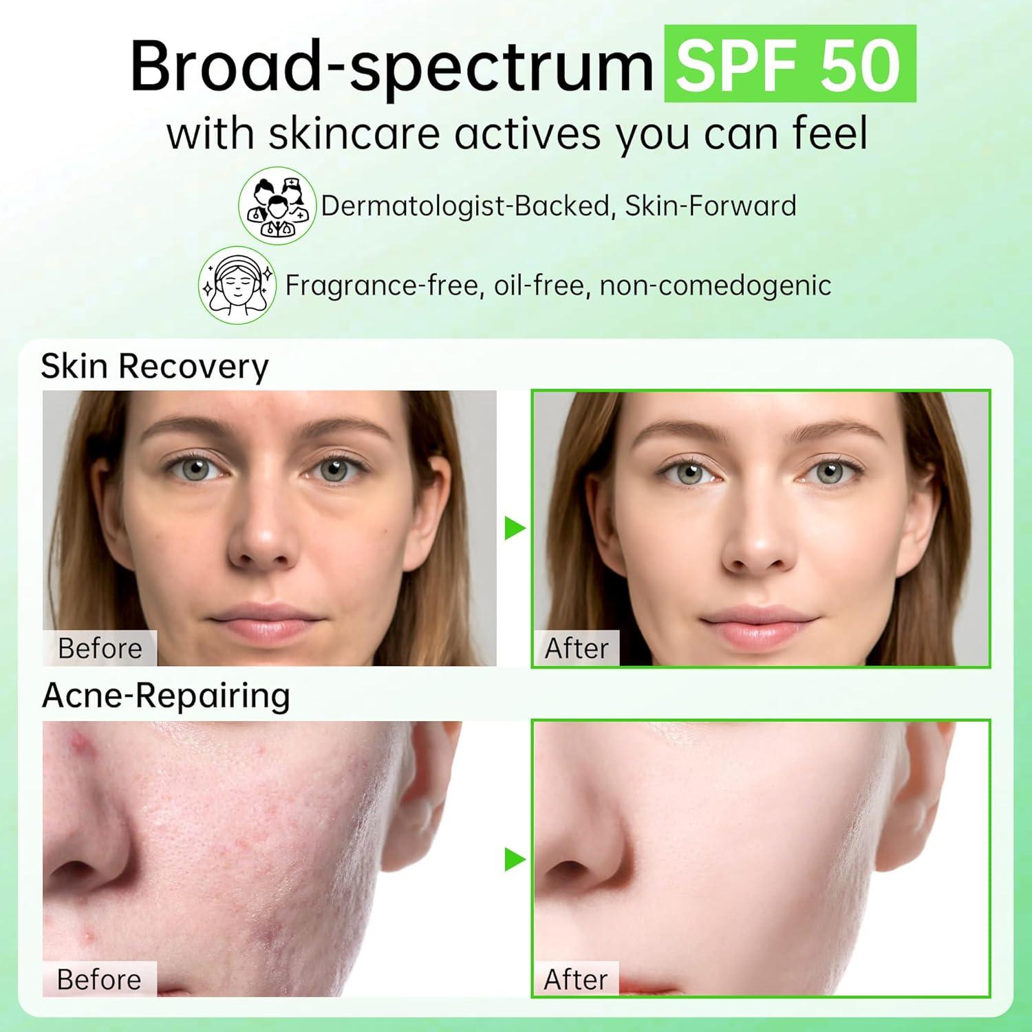 Protector Solar Coreano SPF 50+ Centella 50ml Hidratante