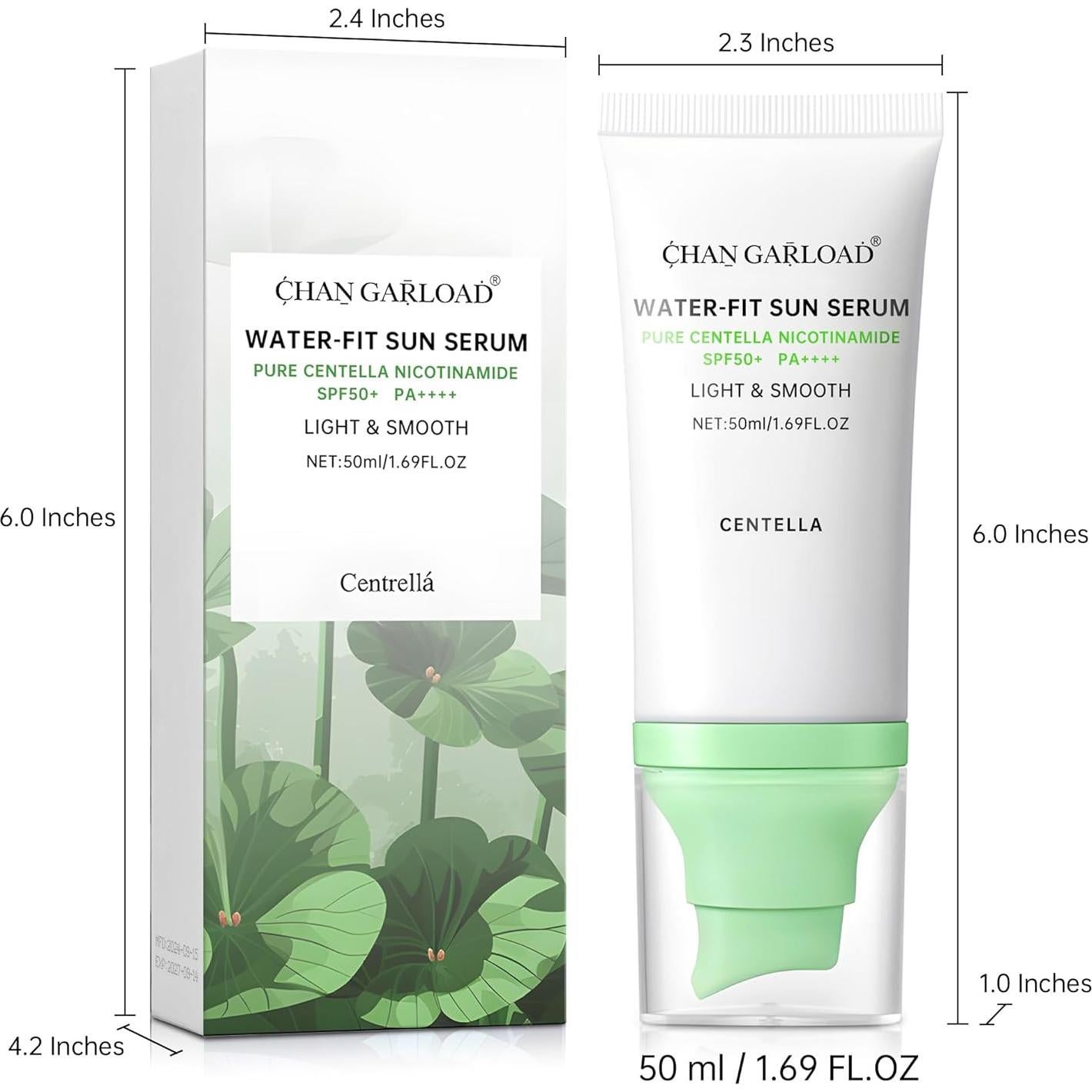 Protector Solar Coreano SPF 50+ Centella 50ml Hidratante