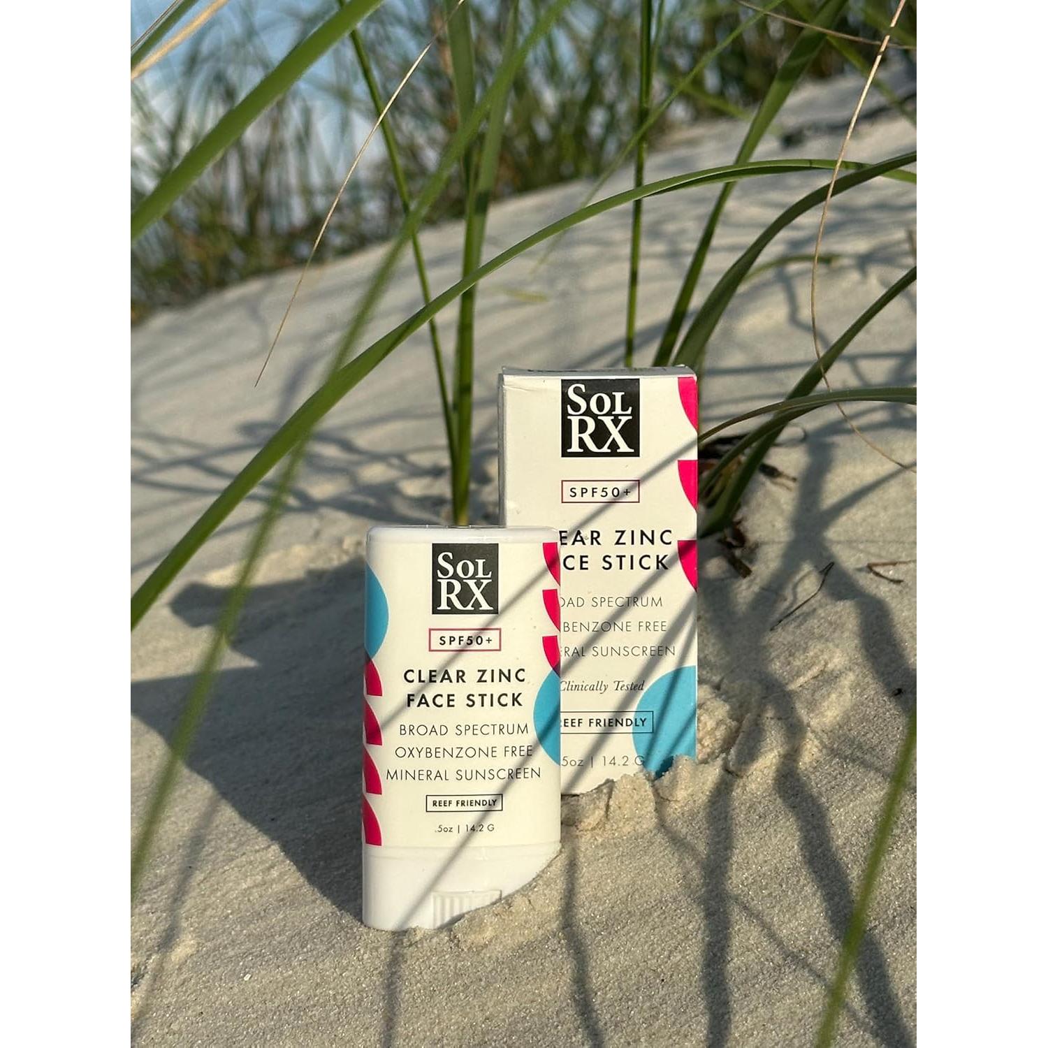 Protector Solar Mineral SolRX SPF 50 Barra Zinc 14g