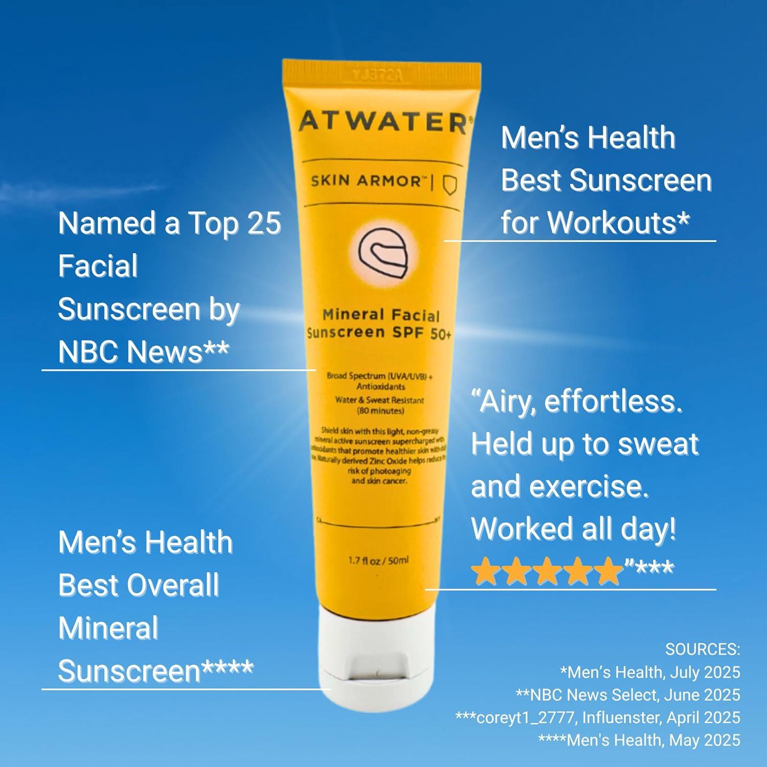 Protector Solar Mineral ATWATER SPF 50+ 48.19 g Hidratante