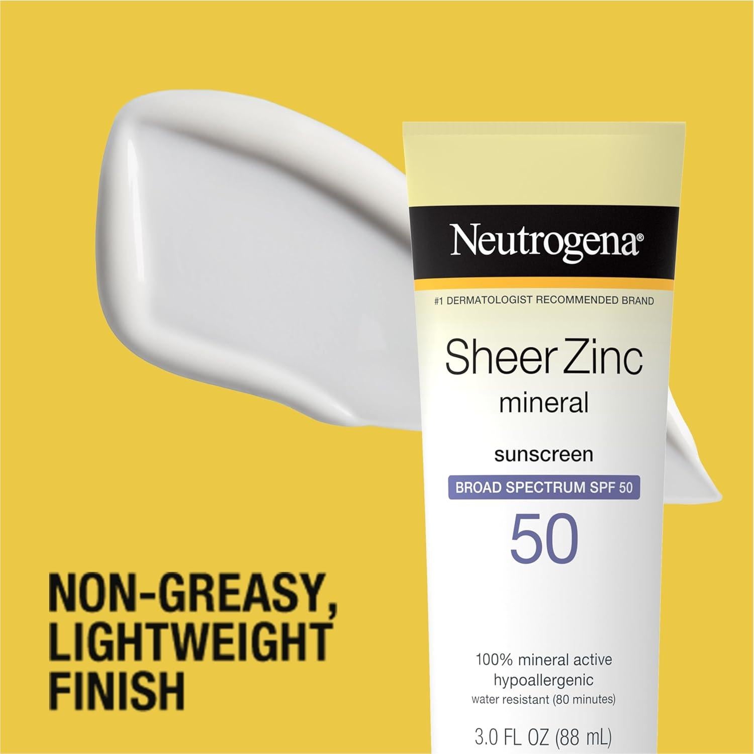 Protector Solar Neutrogena Sheer Zinc 89 ml SPF 50 Hipoalergénico