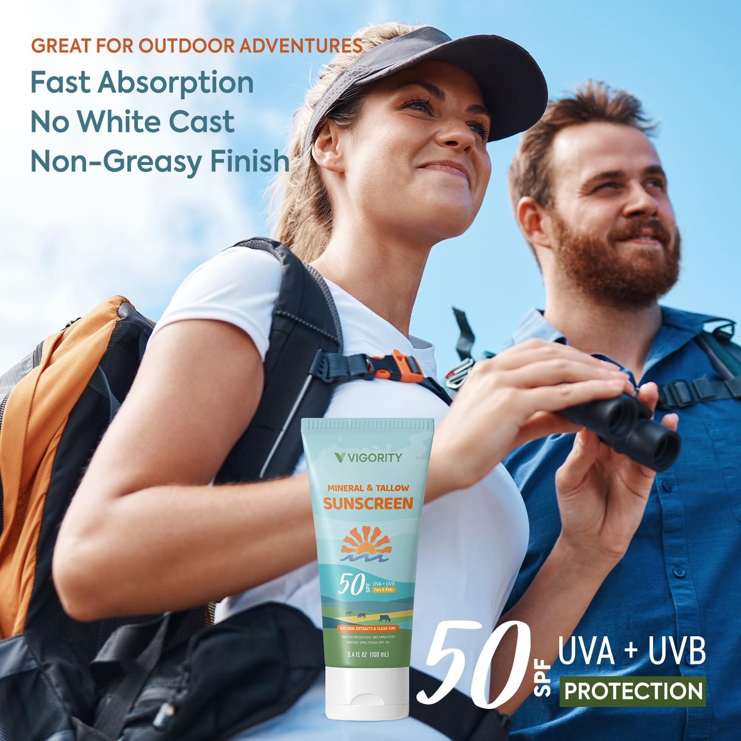 Protector Solar Natural Vigority SPF 50 con Óxido de Zinc 100ml