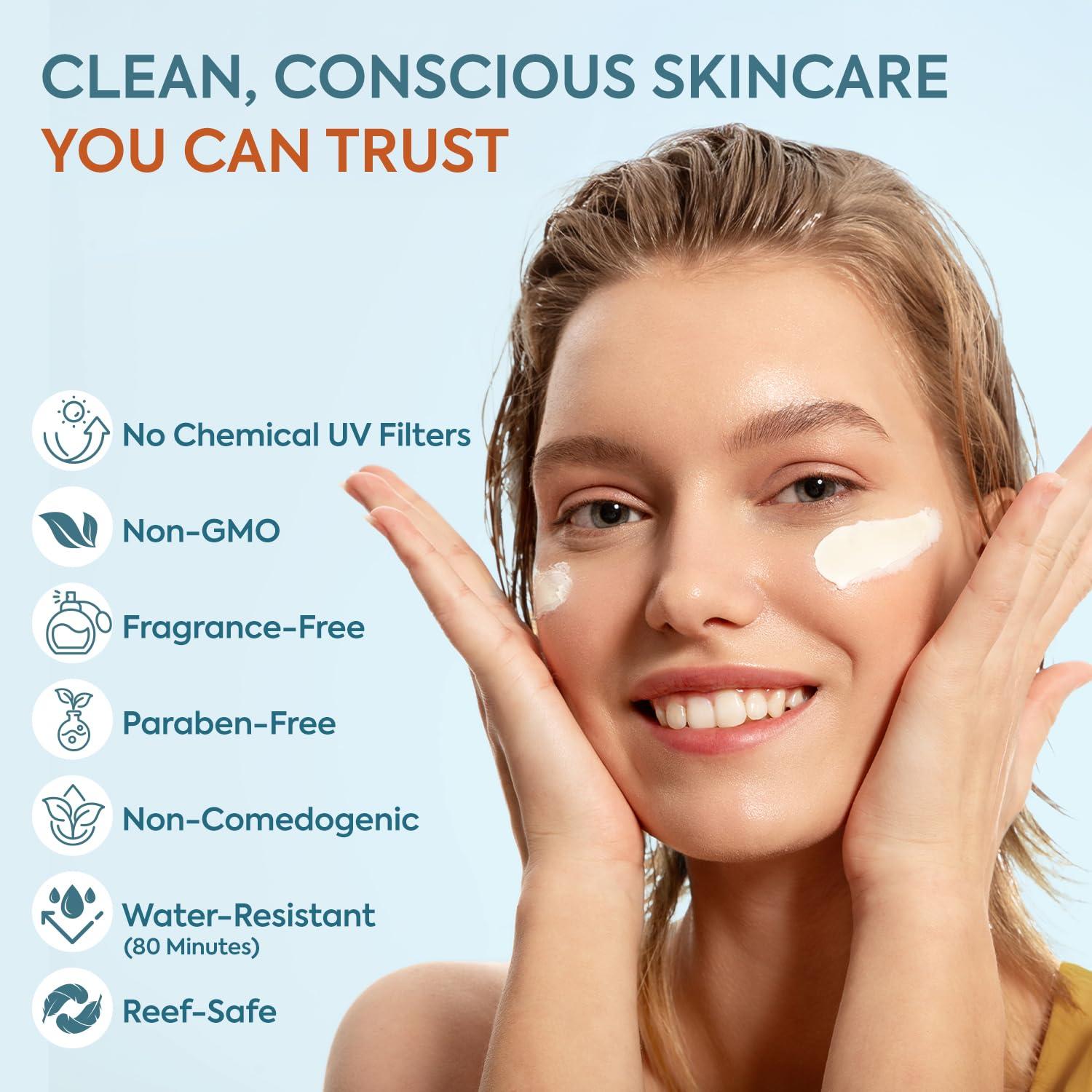 Protector Solar Natural Vigority SPF 50 con Óxido de Zinc 100ml