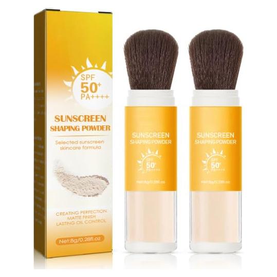 Protector Solar en Polvo Mineral Jaysuing SPF 50 para Cara