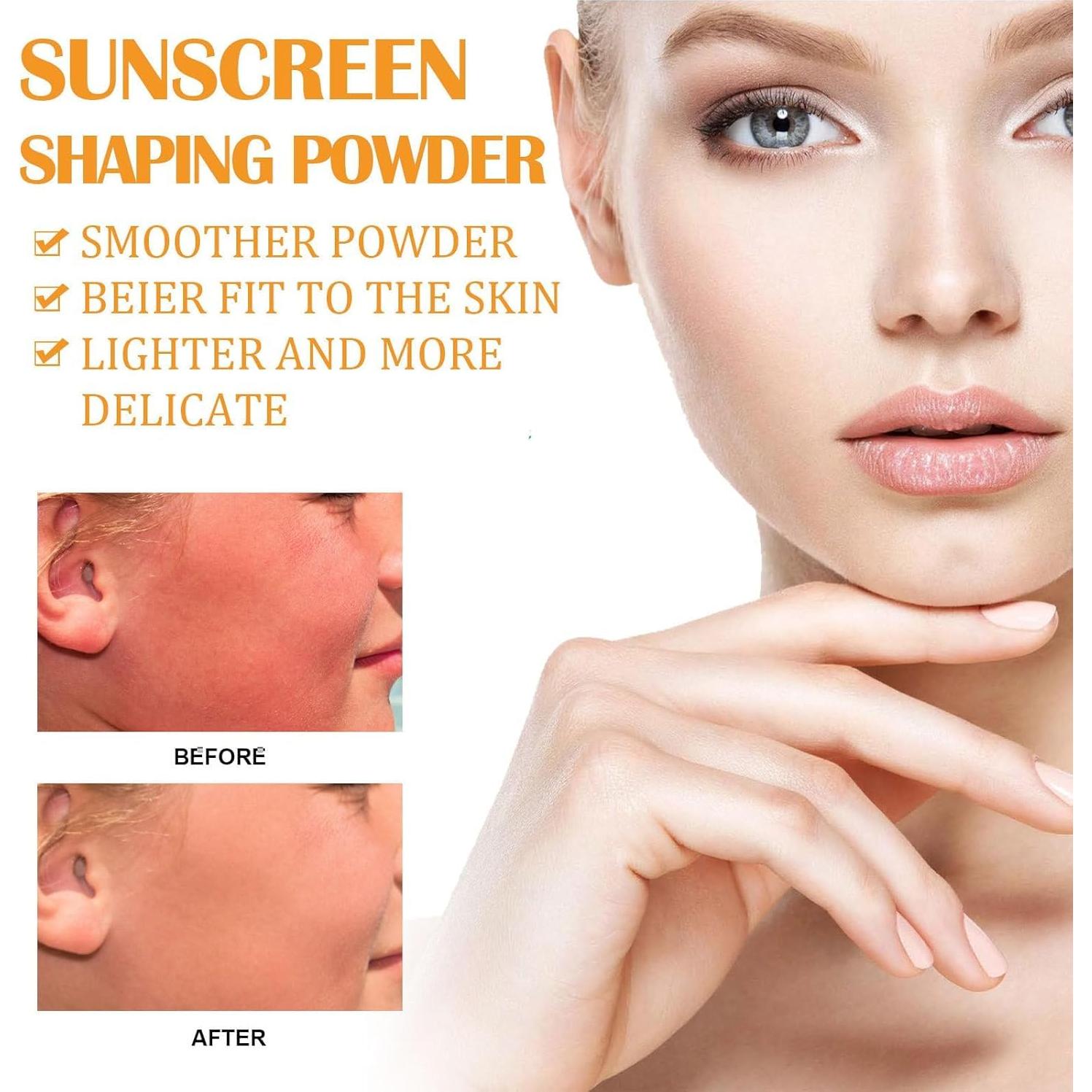 Protector Solar en Polvo Mineral Jaysuing SPF 50 para Cara