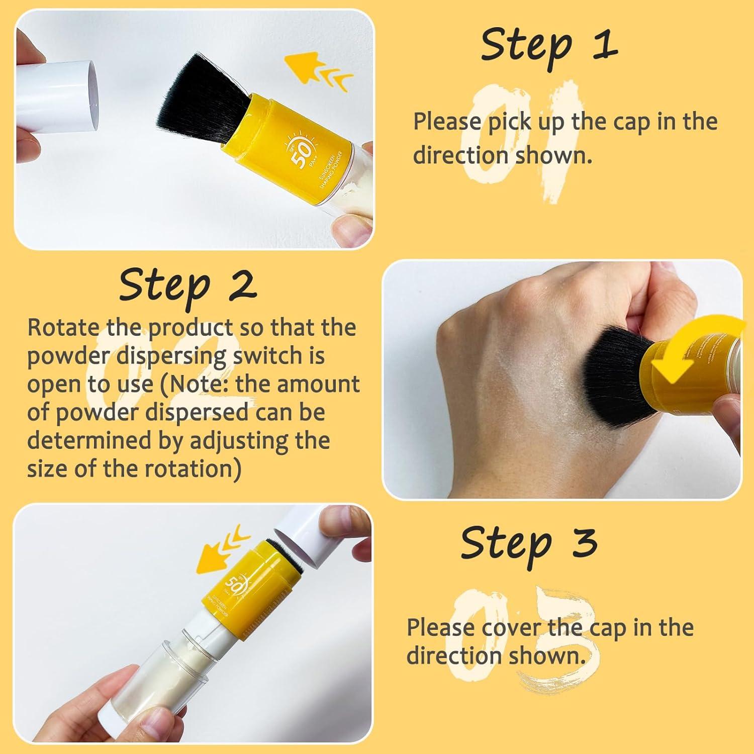 Polvo Mineral Fijador Solar SPF 50 Anweina - Acabado Mate