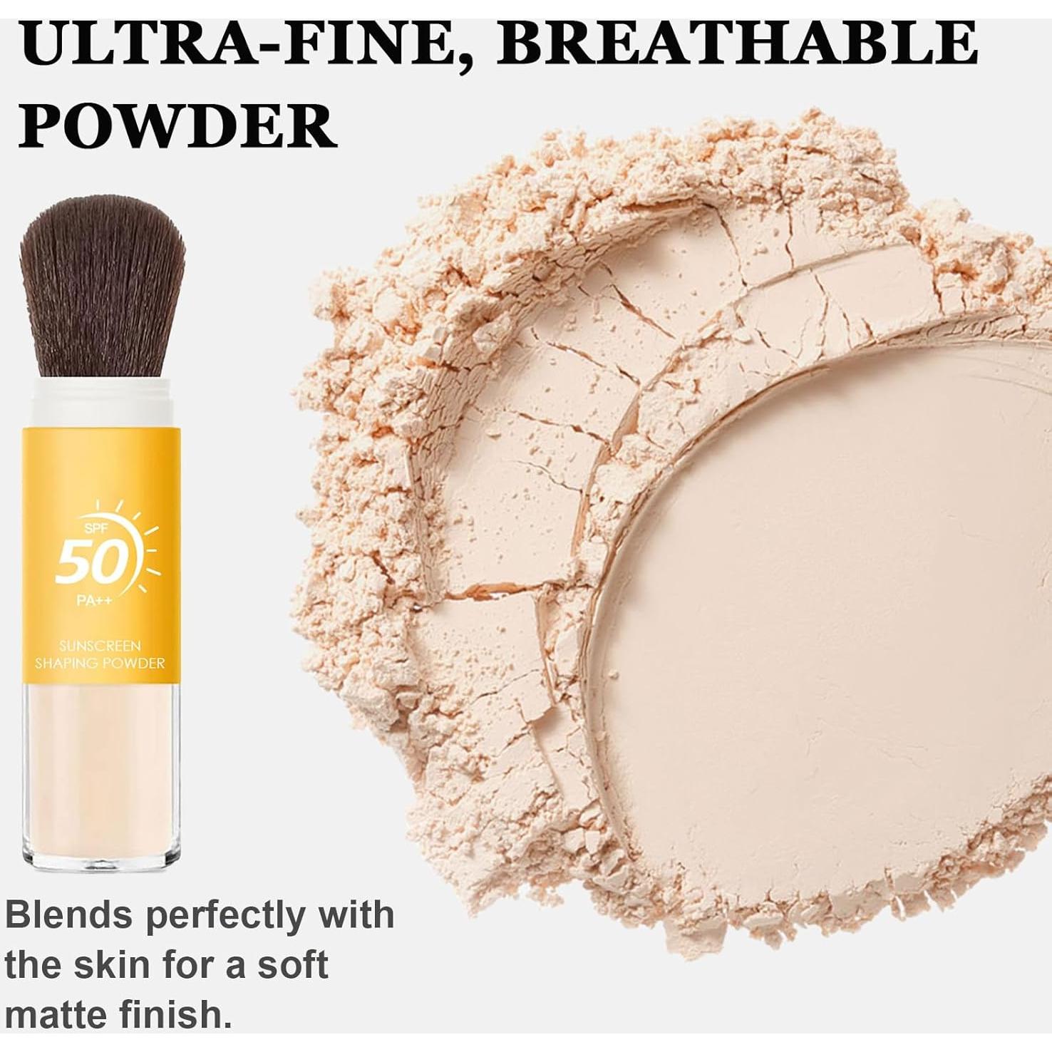 Polvo Mineral Fijador Solar SPF 50 Anweina - Acabado Mate