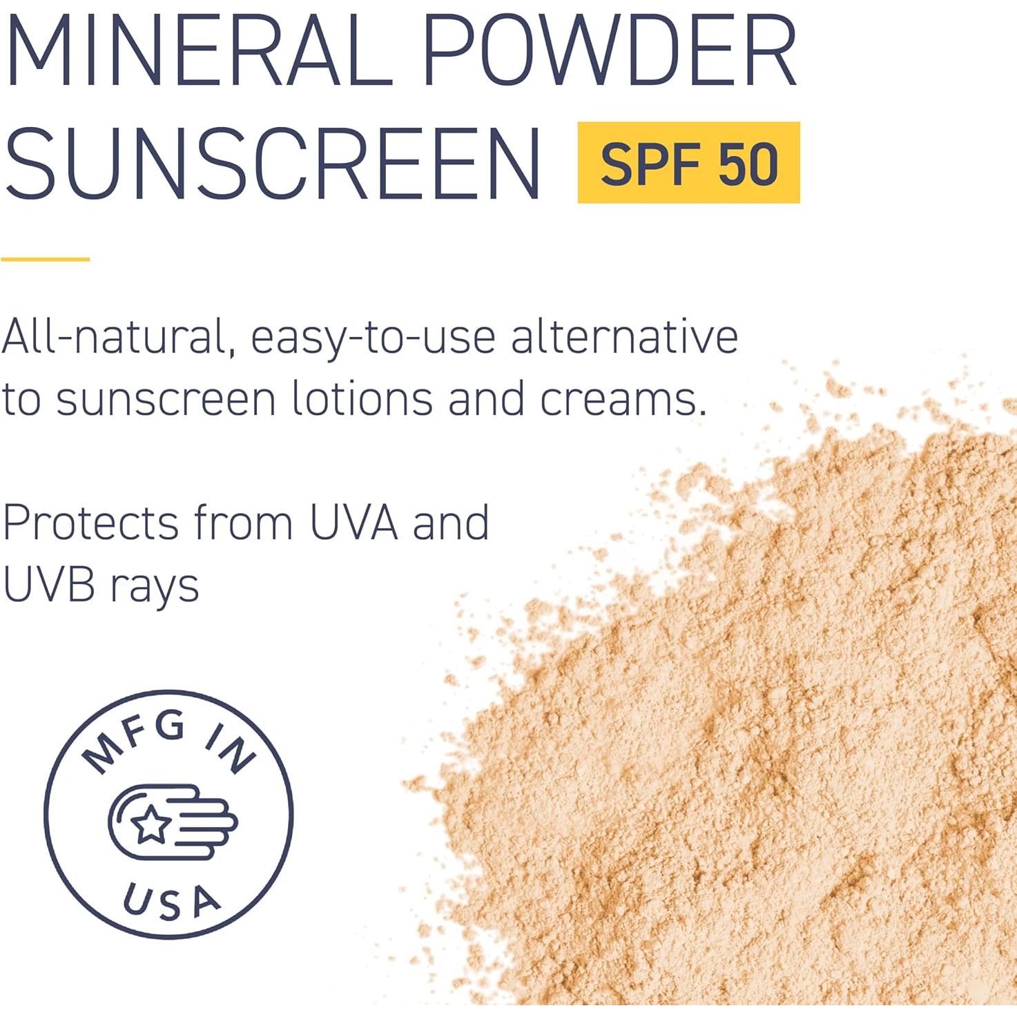 Protector Solar Mineral en Polvo SPF 50 Brush On Block - Translúcido