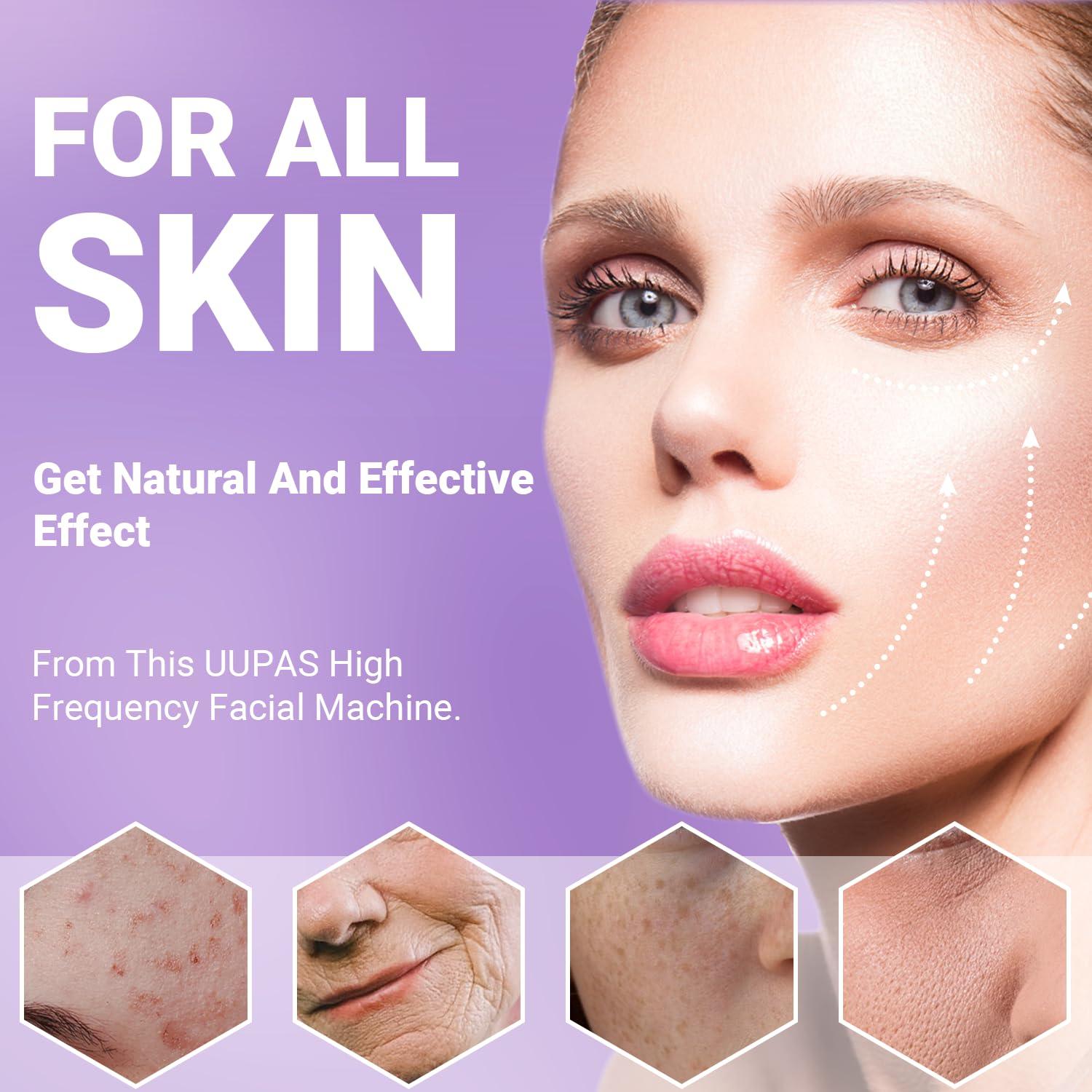 Varita Facial de Alta Frecuencia UUPAS U01 con 4 Tubos