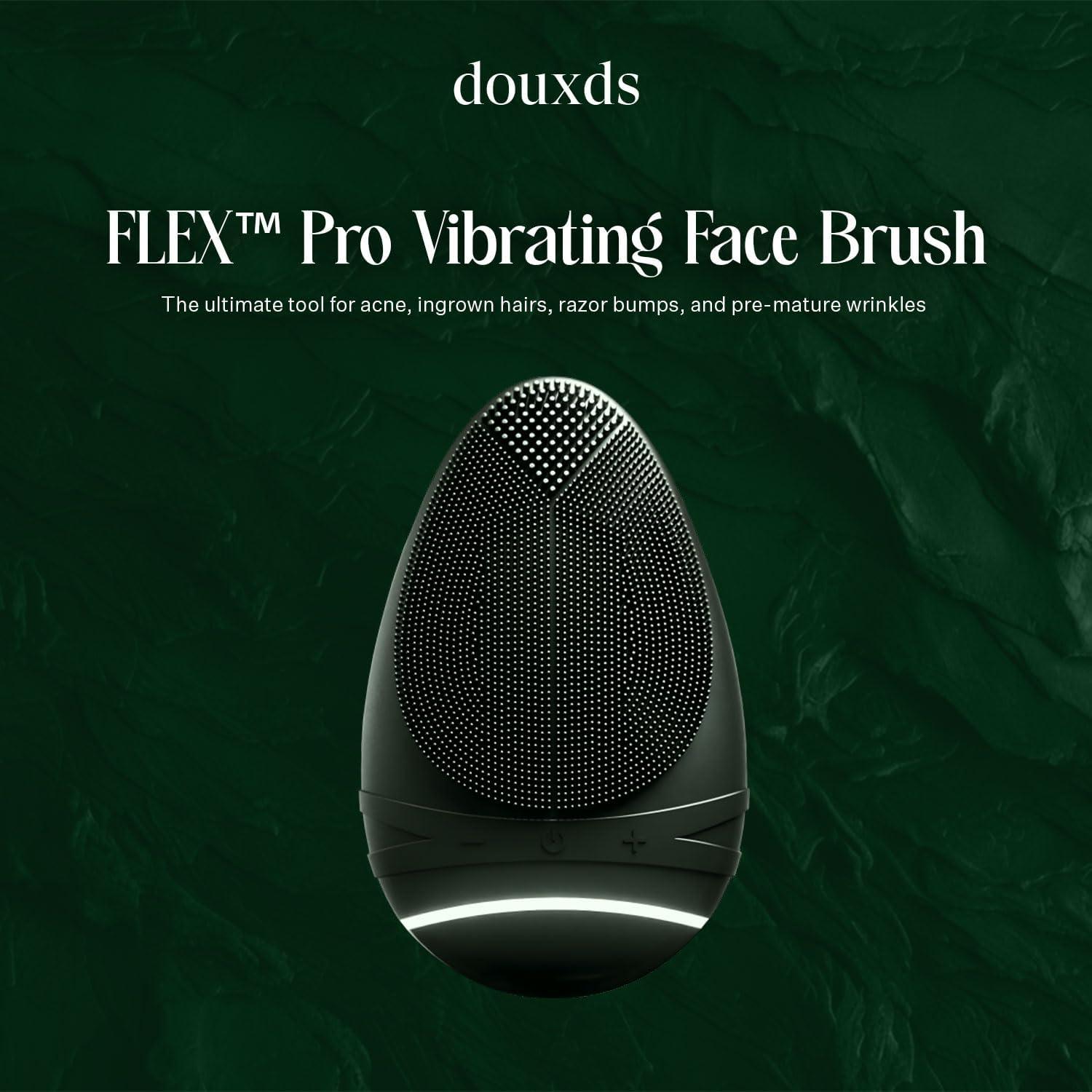 Cepillo Facial Vibrante Douxds FLEX Pro - Limpiador Eléctrico Masculino