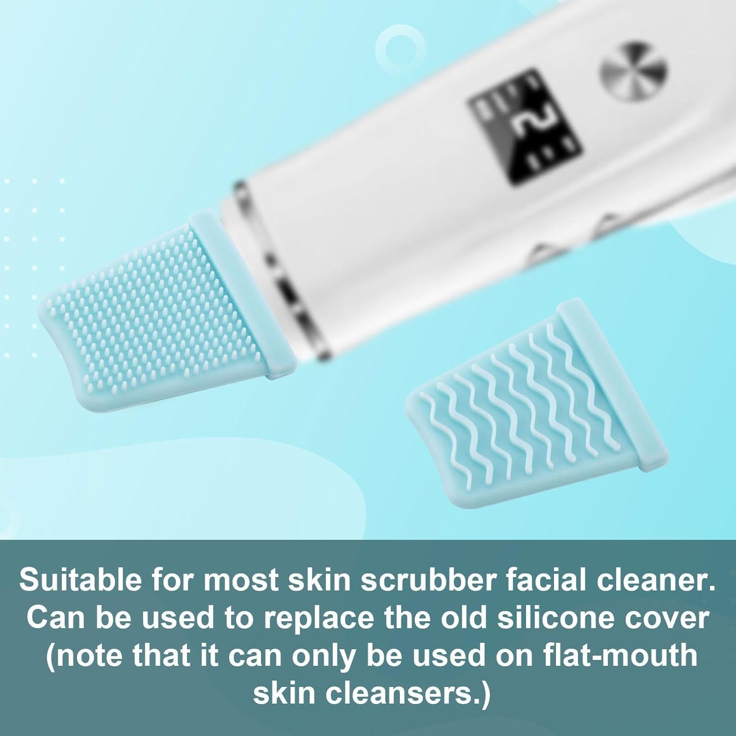 4 Cubiertas de Silicona para Espátula de Piel Gosknor