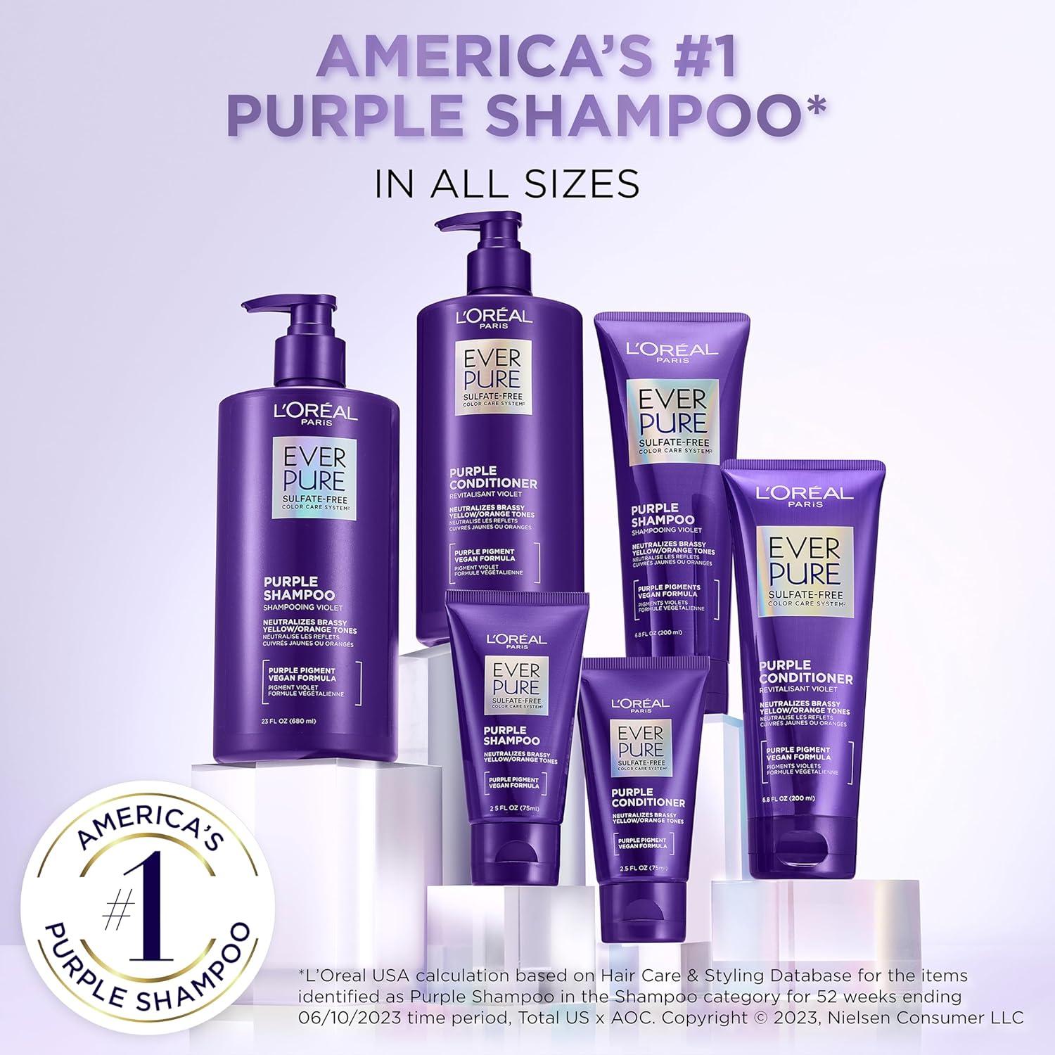 Champú Morado Tonificante Sin Sulfatos L'Oreal Paris 680 ml