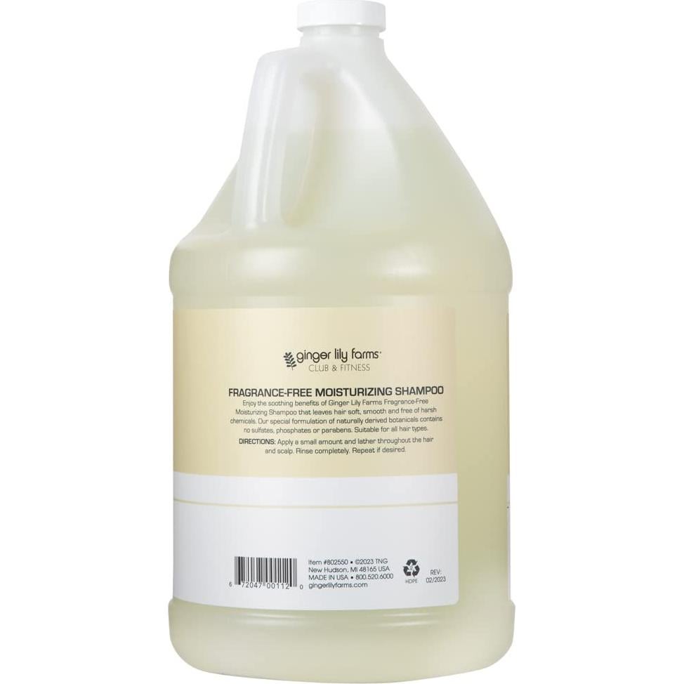 Champú Hidratante Sin Fragancia Ginger Lily Farms 3.95 kg
