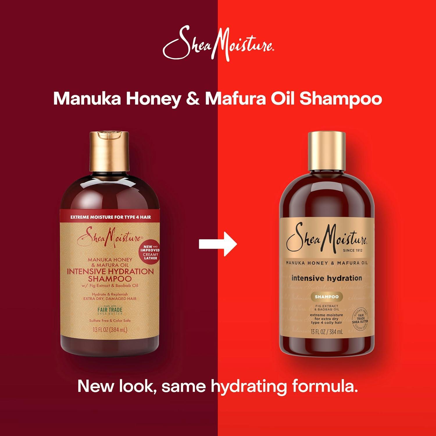 Champú Hidratación Intensiva SheaMoisture Miel de Manuka 368.5 ml