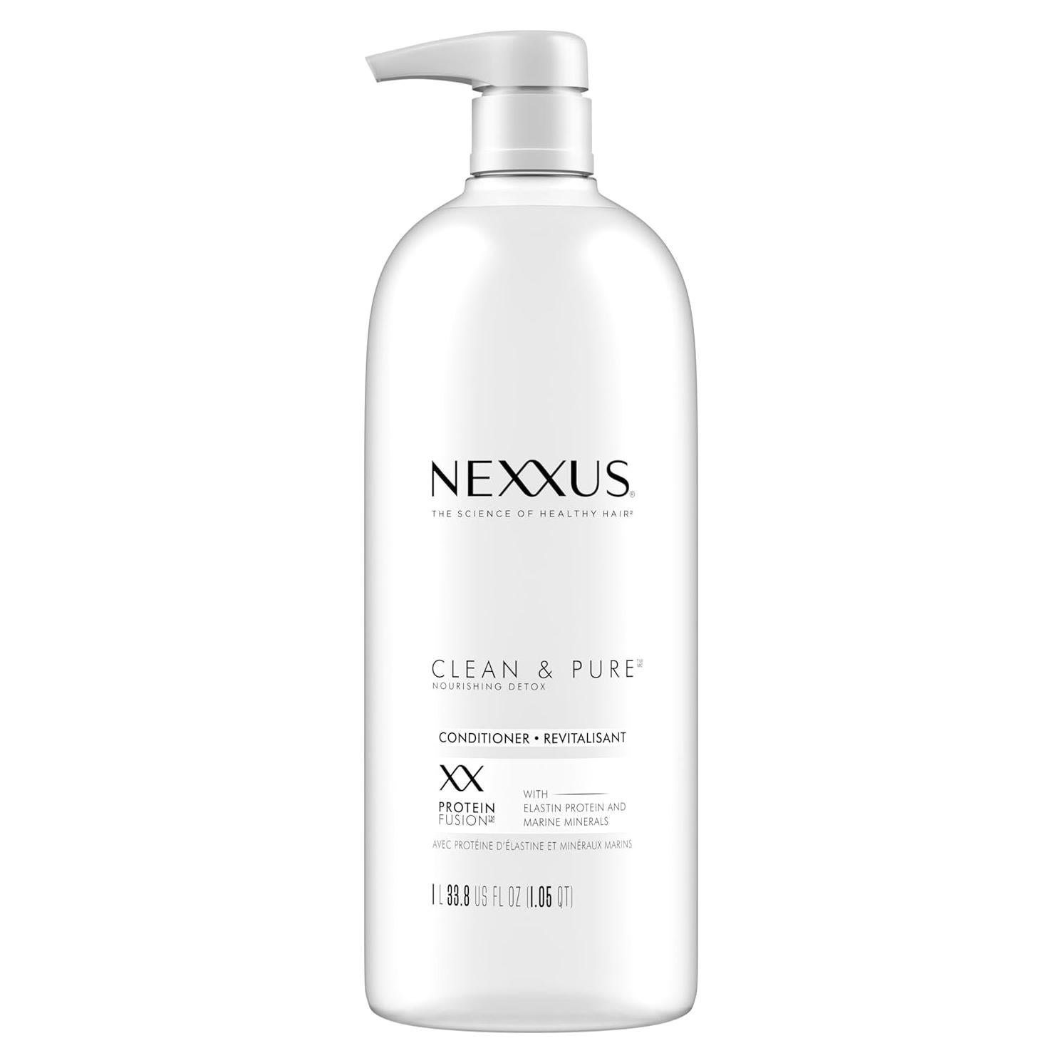 Acondicionador Nexxus Clean & Pure 1L - Sin Silicona y Parabenos