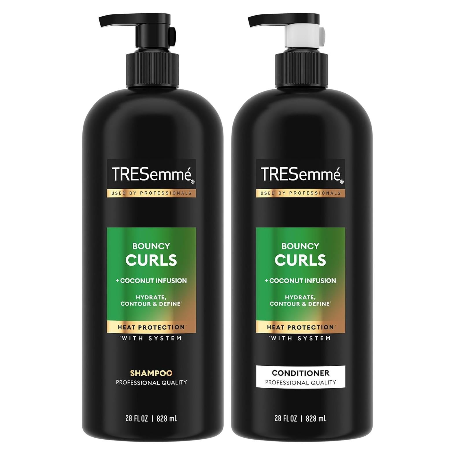 Set de Shampoo y Acondicionador TRESemm Rizos Saltarines 28 Oz