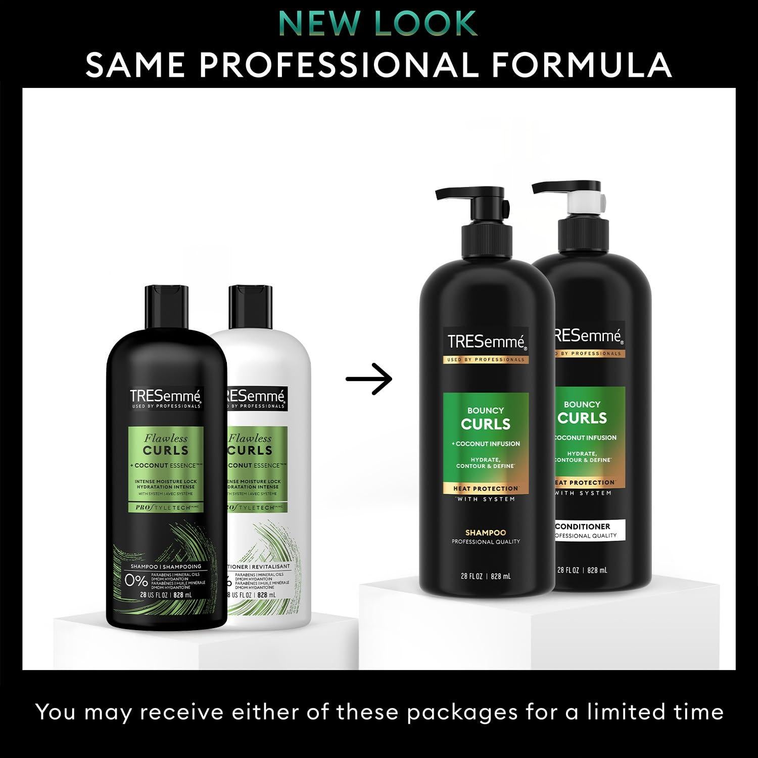 Set de Shampoo y Acondicionador TRESemm Rizos Saltarines 28 Oz