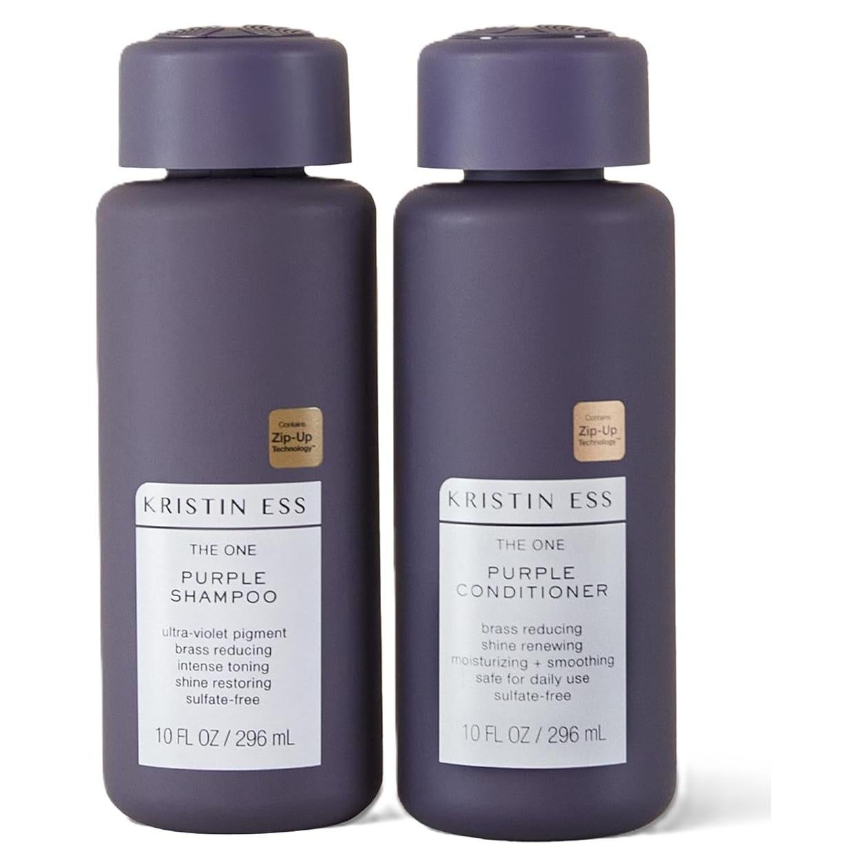 Conjunto Champú y Acondicionador Morado Kristin Ess 283.5 g