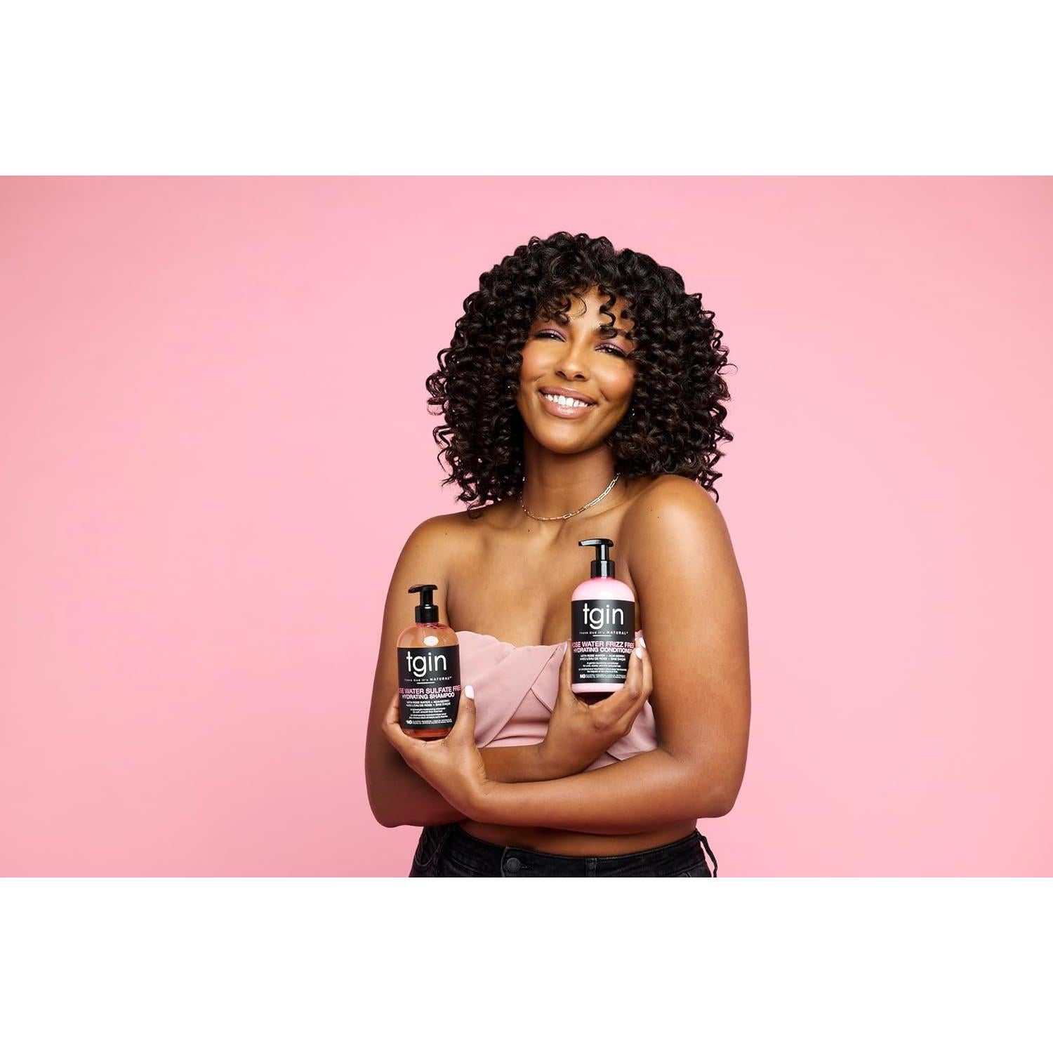 tgin Champú y Acondicionador Curls N Roses 368.5g Libre de Sulfatos