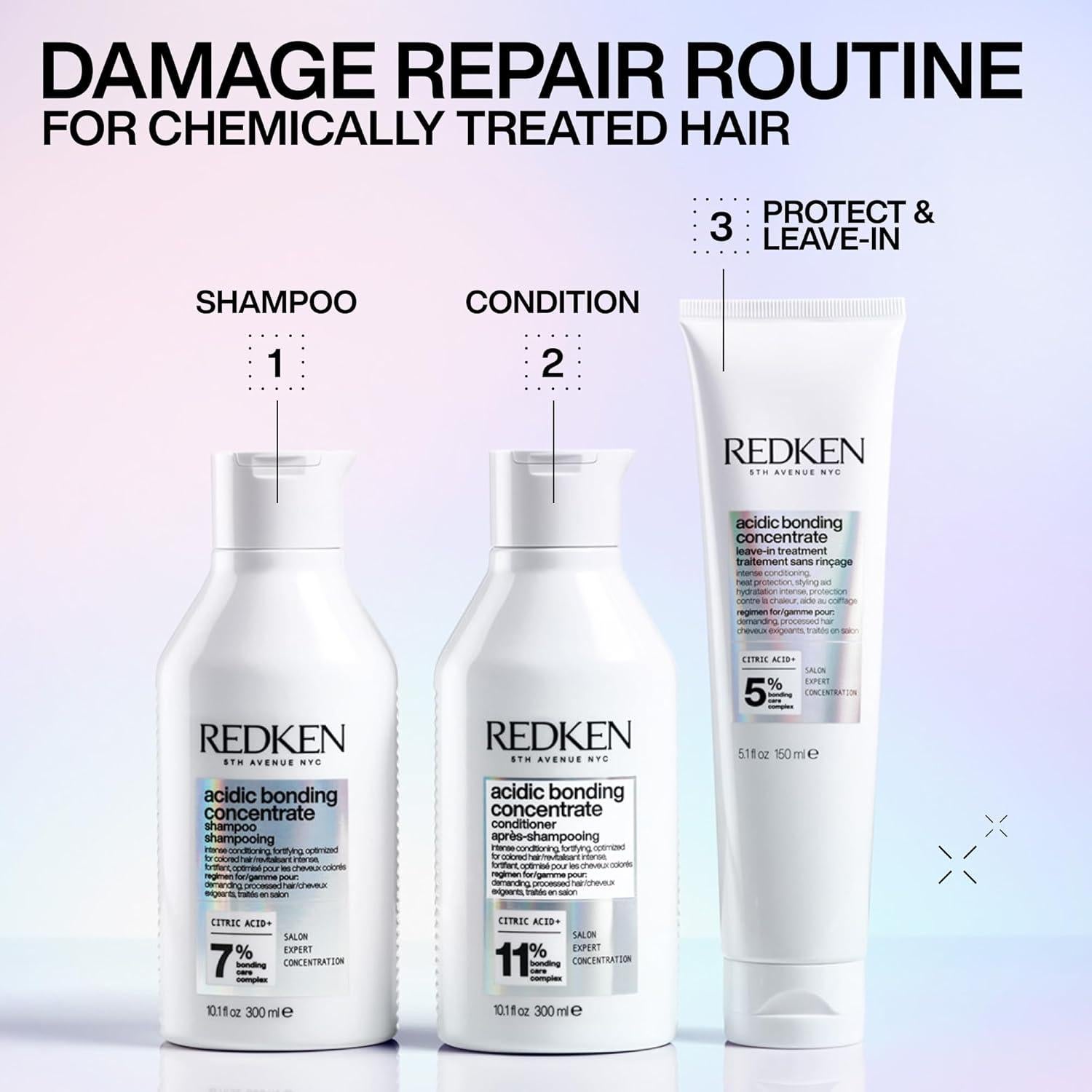 Champú Redken Acidic Bonding Concentrate 300ml - Sin Sulfatos