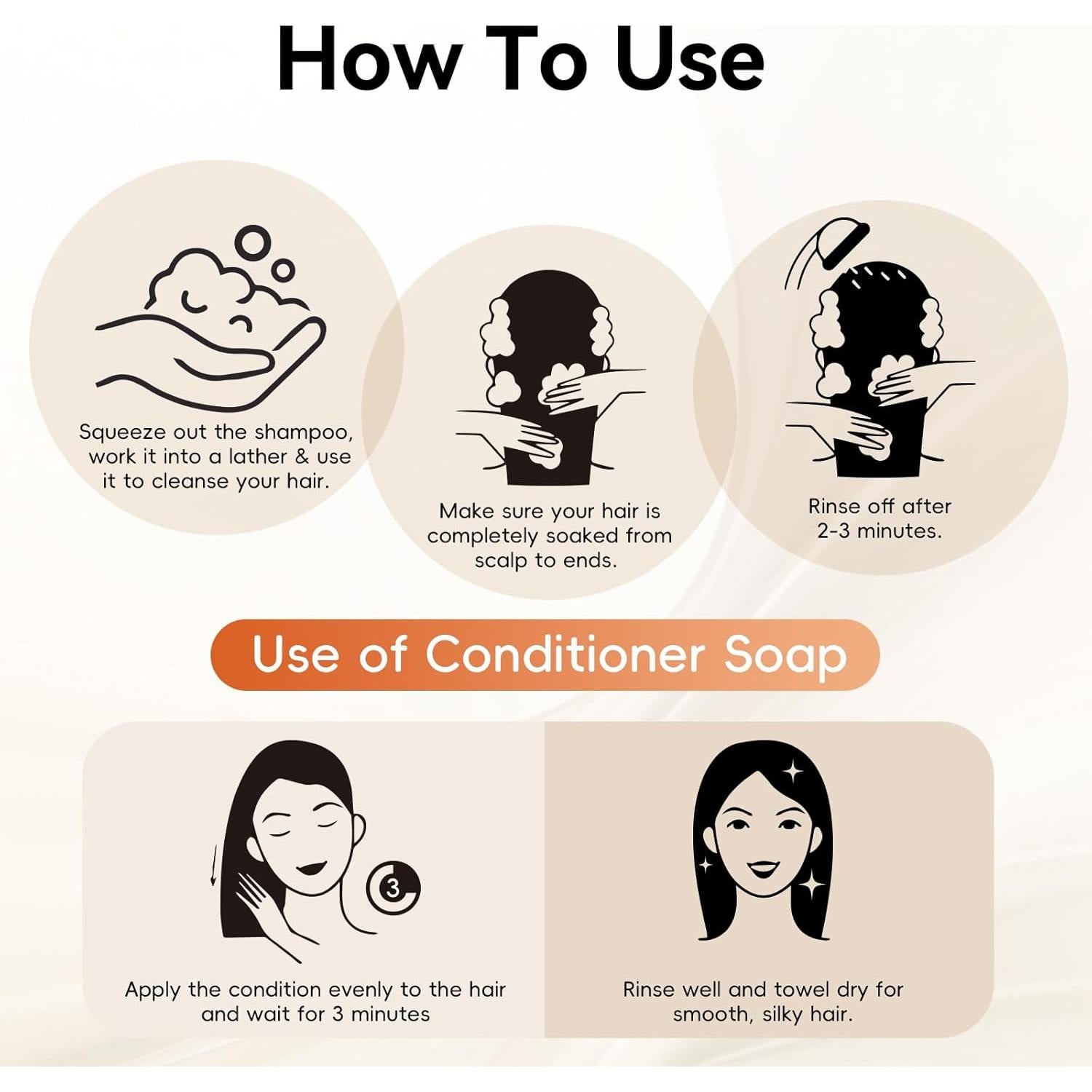 Juego de Champú y Acondicionador LABJD Aceite de Ricino 500ml