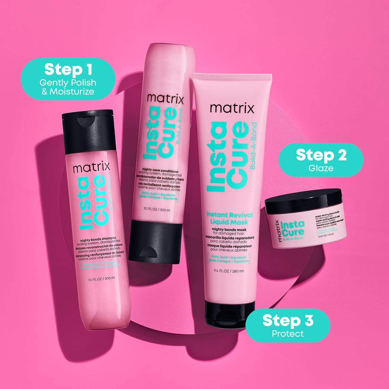 Champú Matrix Instacure Build-A-Bond 300 ml - Repara y Fortalece