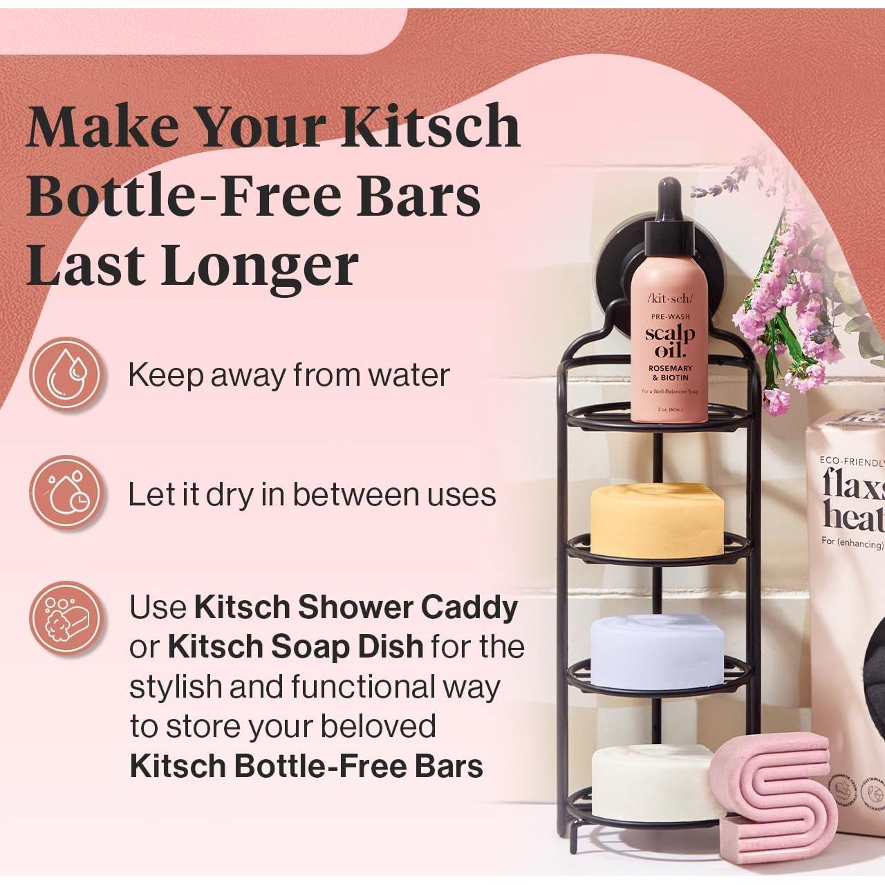 Juego de Champú y Acondicionador Kitsch - Aceite de Ricino Orgánico - 2 Piezas