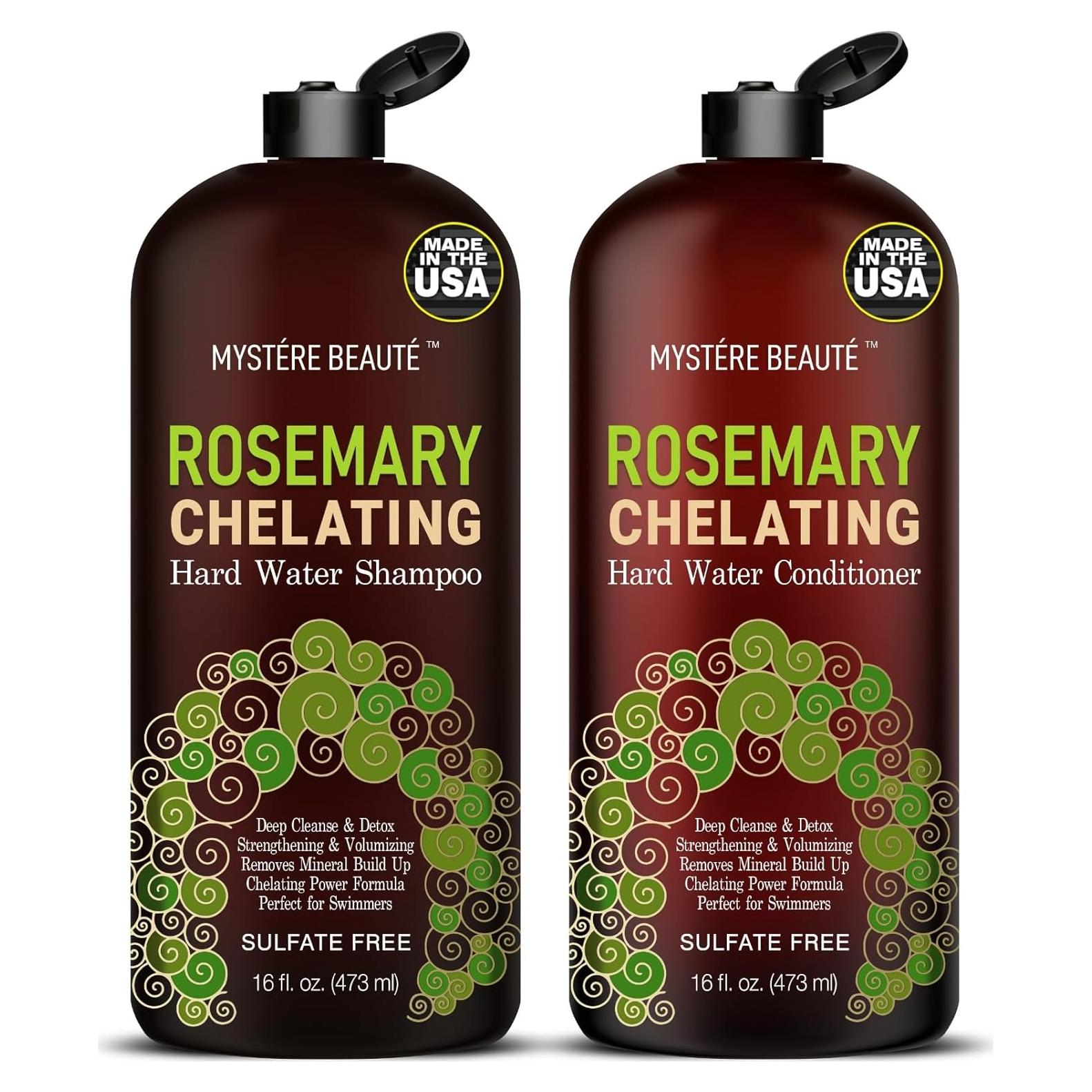 Set de Champú y Acondicionador Chelante Romero Mystère Beauté - Sin Sulfatos, Biotina y Queratina