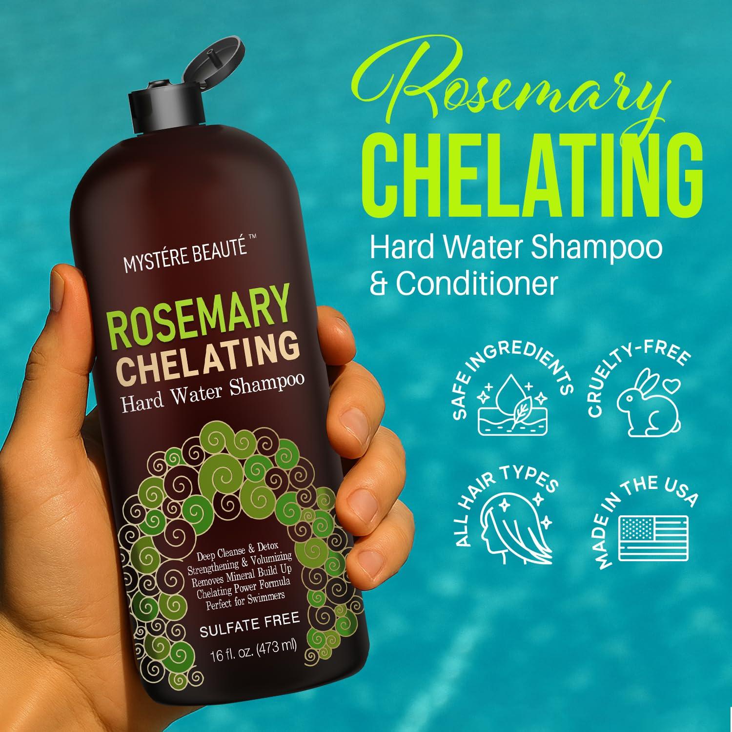 Set de Champú y Acondicionador Chelante Romero Mystère Beauté - Sin Sulfatos, Biotina y Queratina