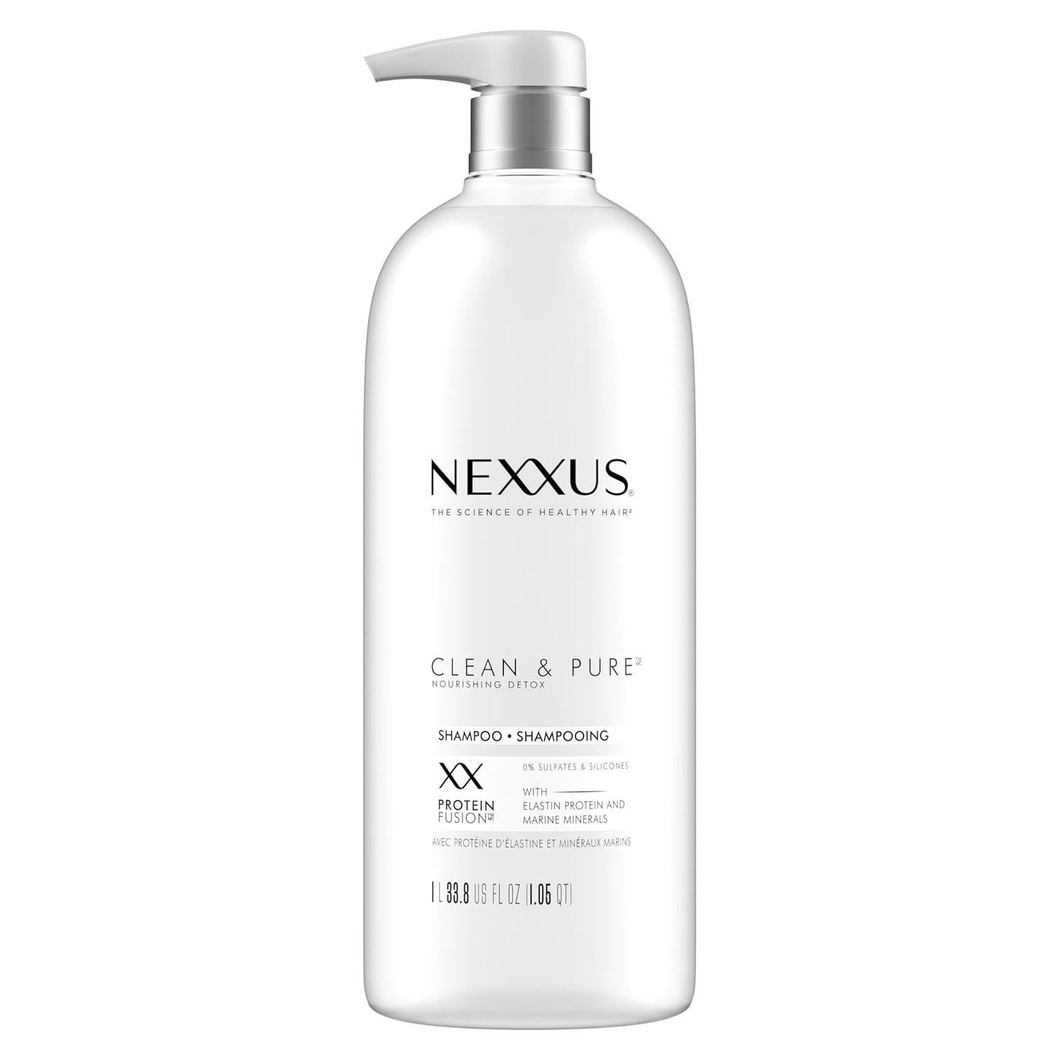 Champú Aclarador Nexxus Clean & Pure 1000 ml - Hidratante Sin Silicona
