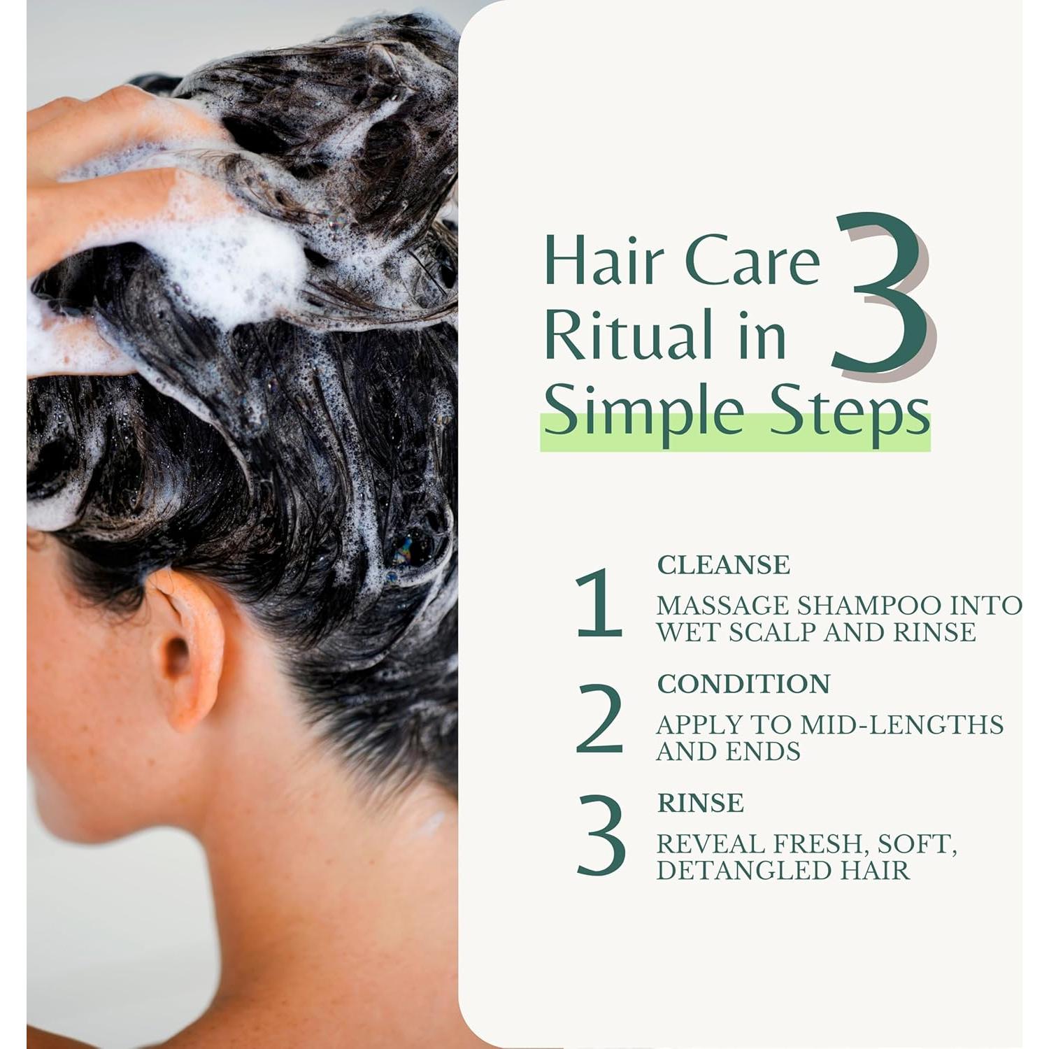 Champú y Acondicionador de Menta Edenika 473 ml - Fortalece y Alivia