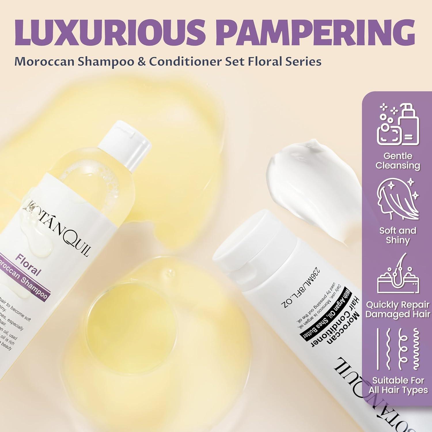 Conjunto Champú y Acondicionador Botanquil 740g - Hidratante Anti Frizz