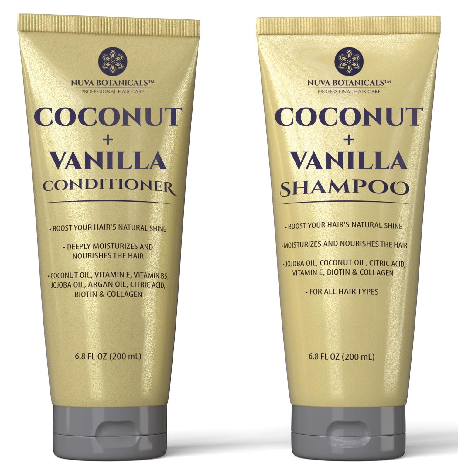 Set Champú y Acondicionador Hidratante Nuva Botanicals 192ml