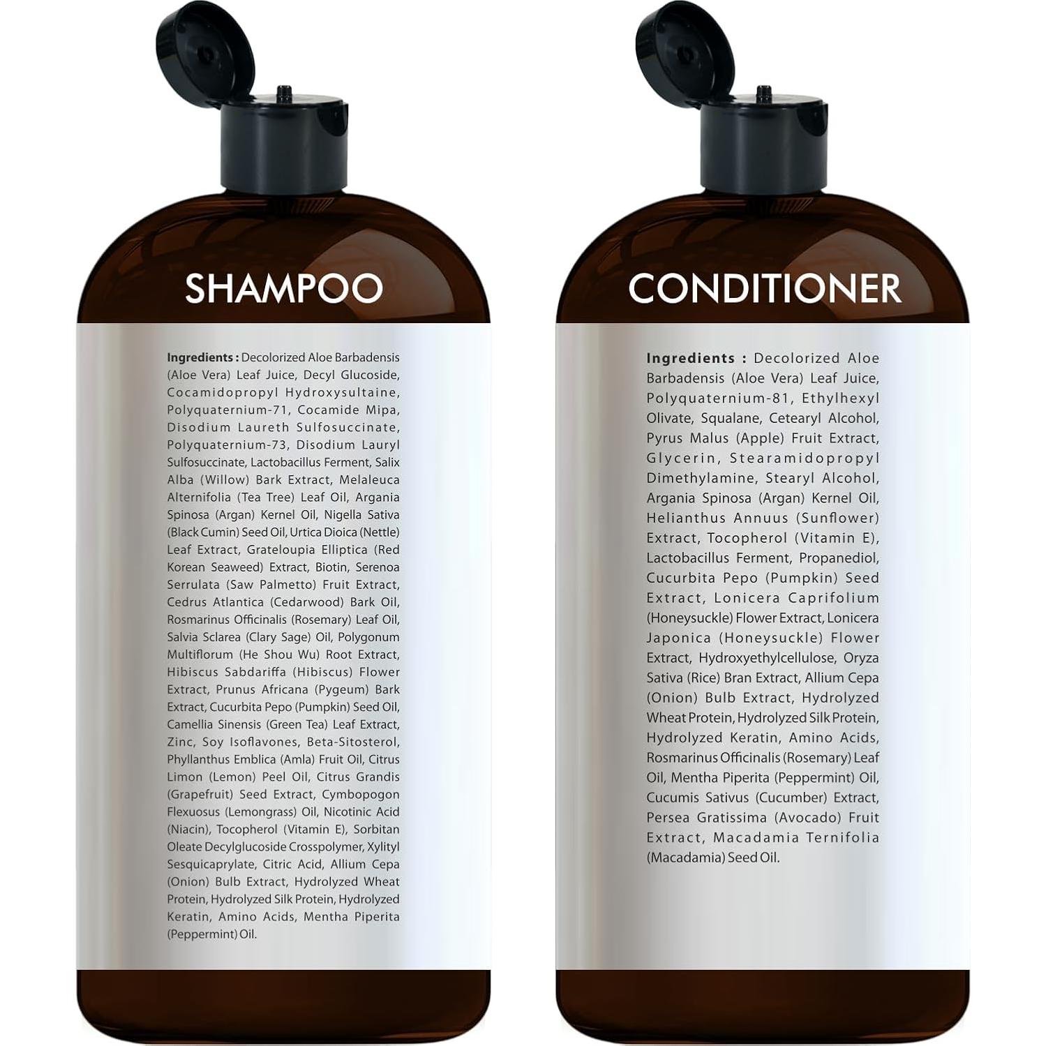 Conjunto Champú y Acondicionador Luxor 473ml - Cebolla y Aminoácidos