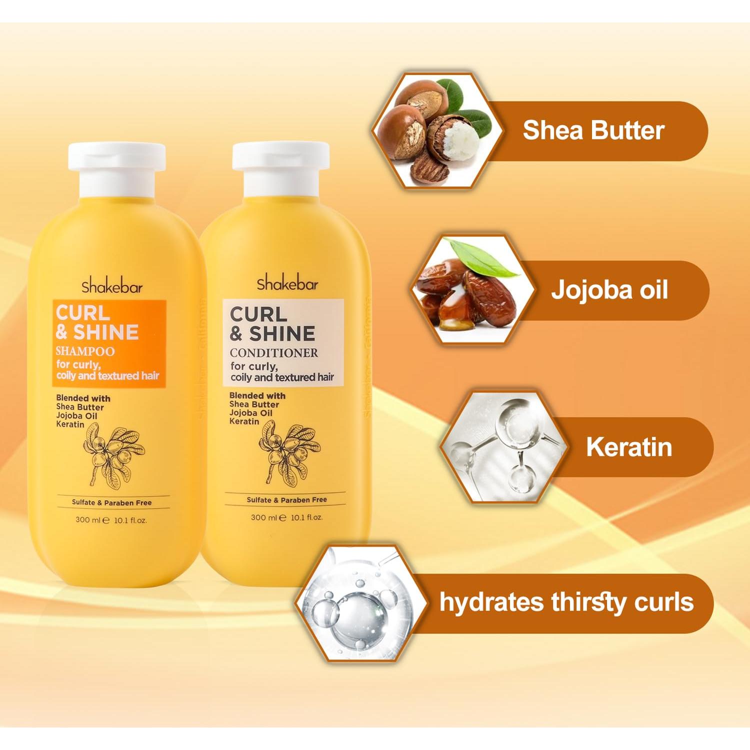 Conjunto Champú y Acondicionador Rizado Shakebar 284g