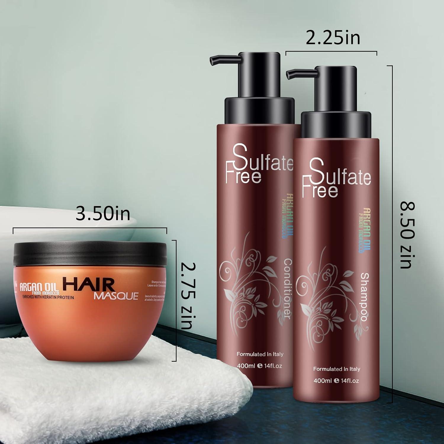 Conjunto de Cuidado del Cabello Nuspa con Aceite de Argán 1.37kg