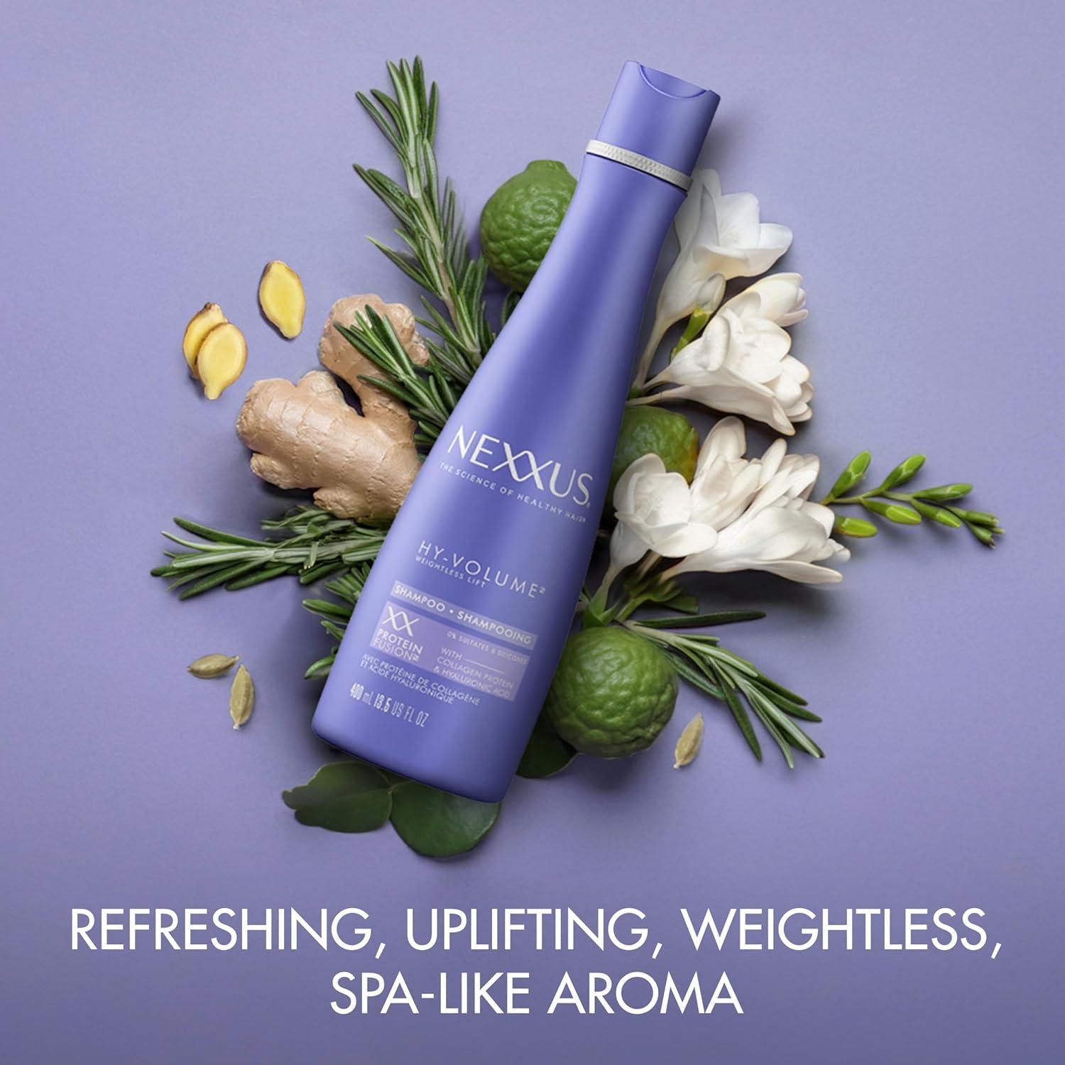 Champú Nexxus Hy-Volume 400 ml - Volumen Sin Peso para Cabello Plano