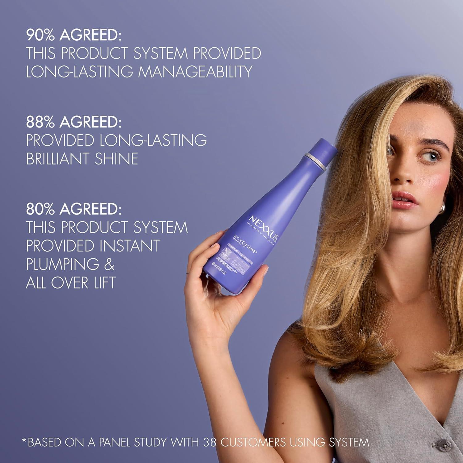 Champú Nexxus Hy-Volume 400 ml - Volumen Sin Peso para Cabello Plano