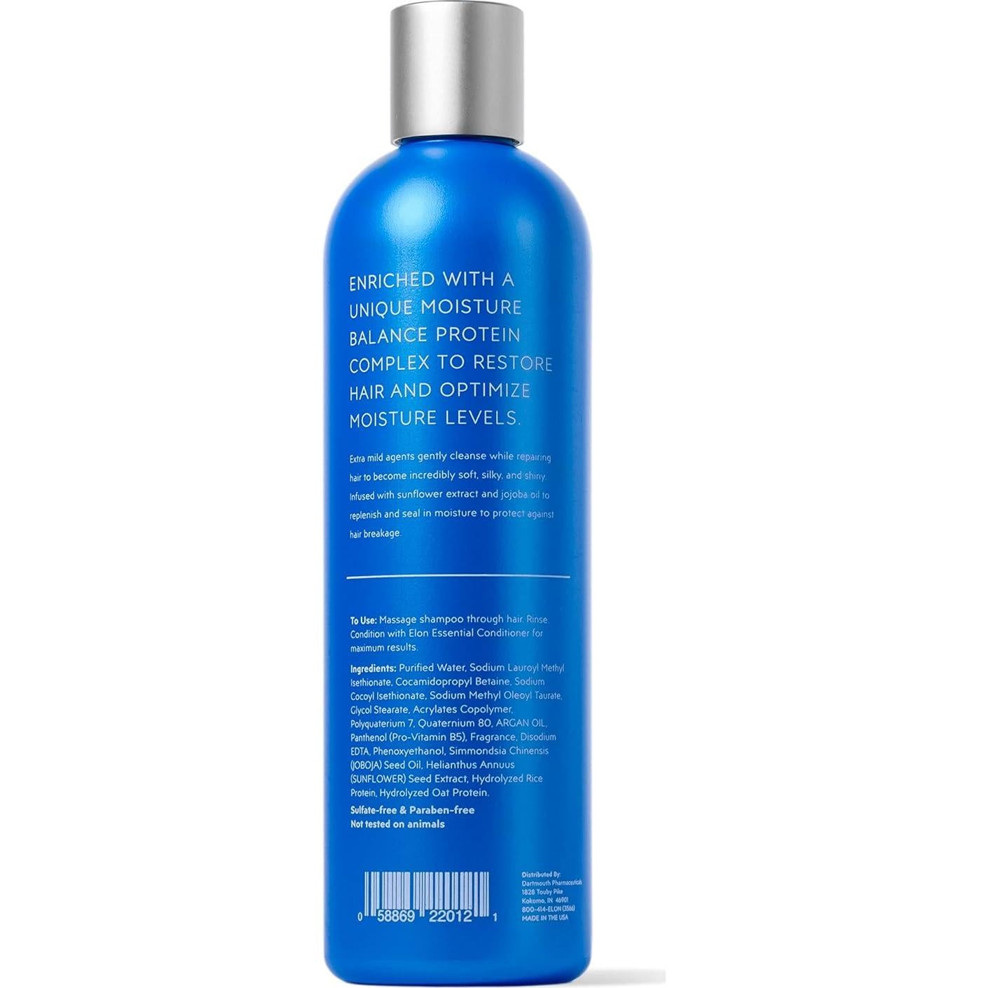 Champú y Acondicionador Elon Sin Sulfatos 340g - Hidratante y Protector