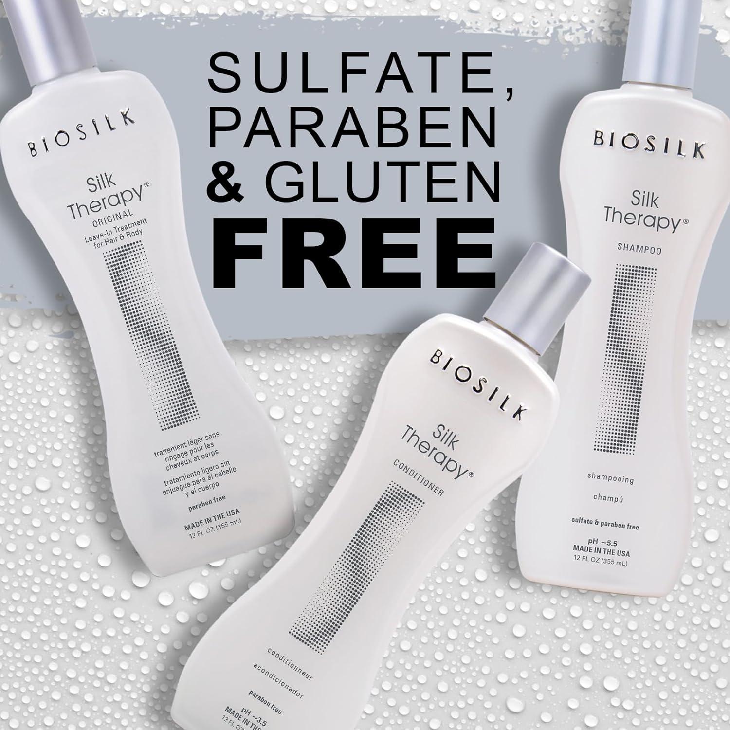 Kit de Cuidado del Cabello BioSilk - Champú, Acondicionador y Suero 340g