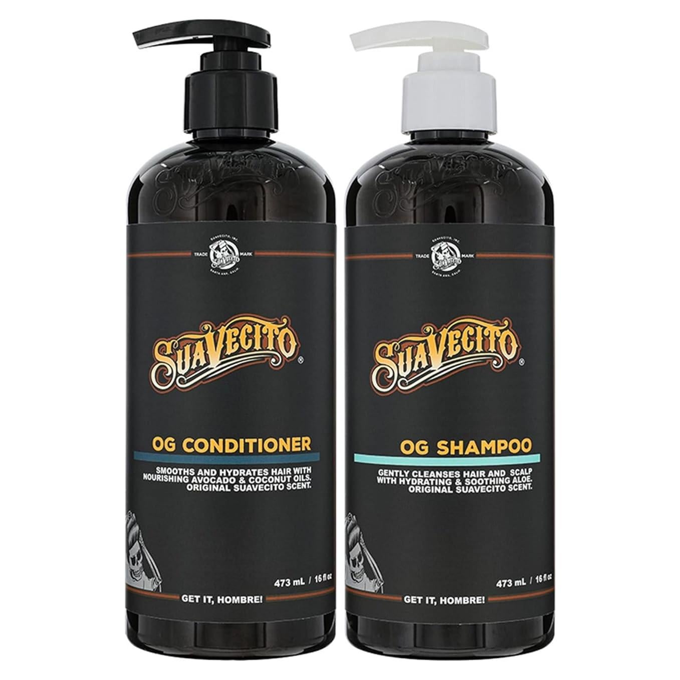 Conjunto Champú y Acondicionador Suavecito 473ml Pro-Vitamina B5