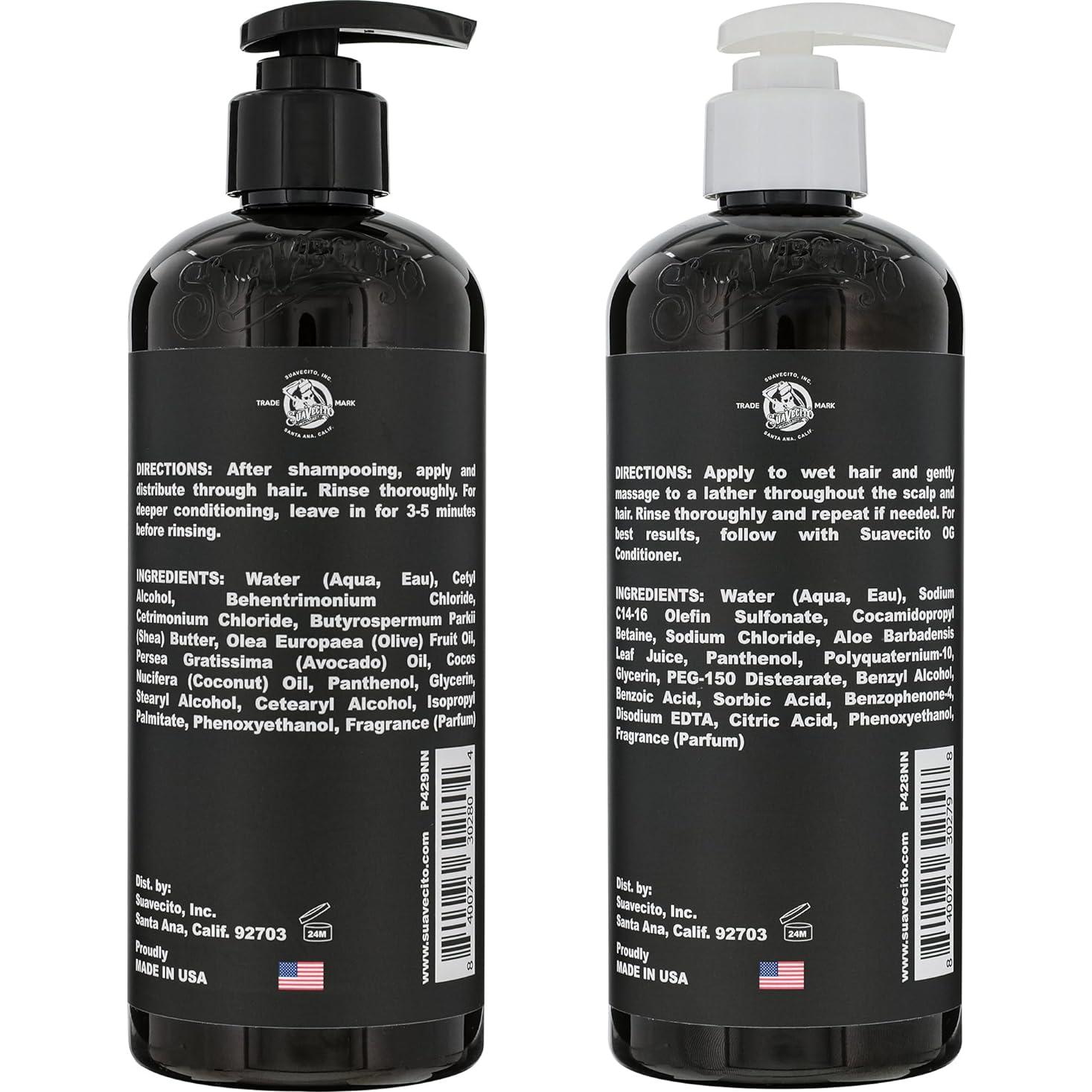 Conjunto Champú y Acondicionador Suavecito 473ml Pro-Vitamina B5